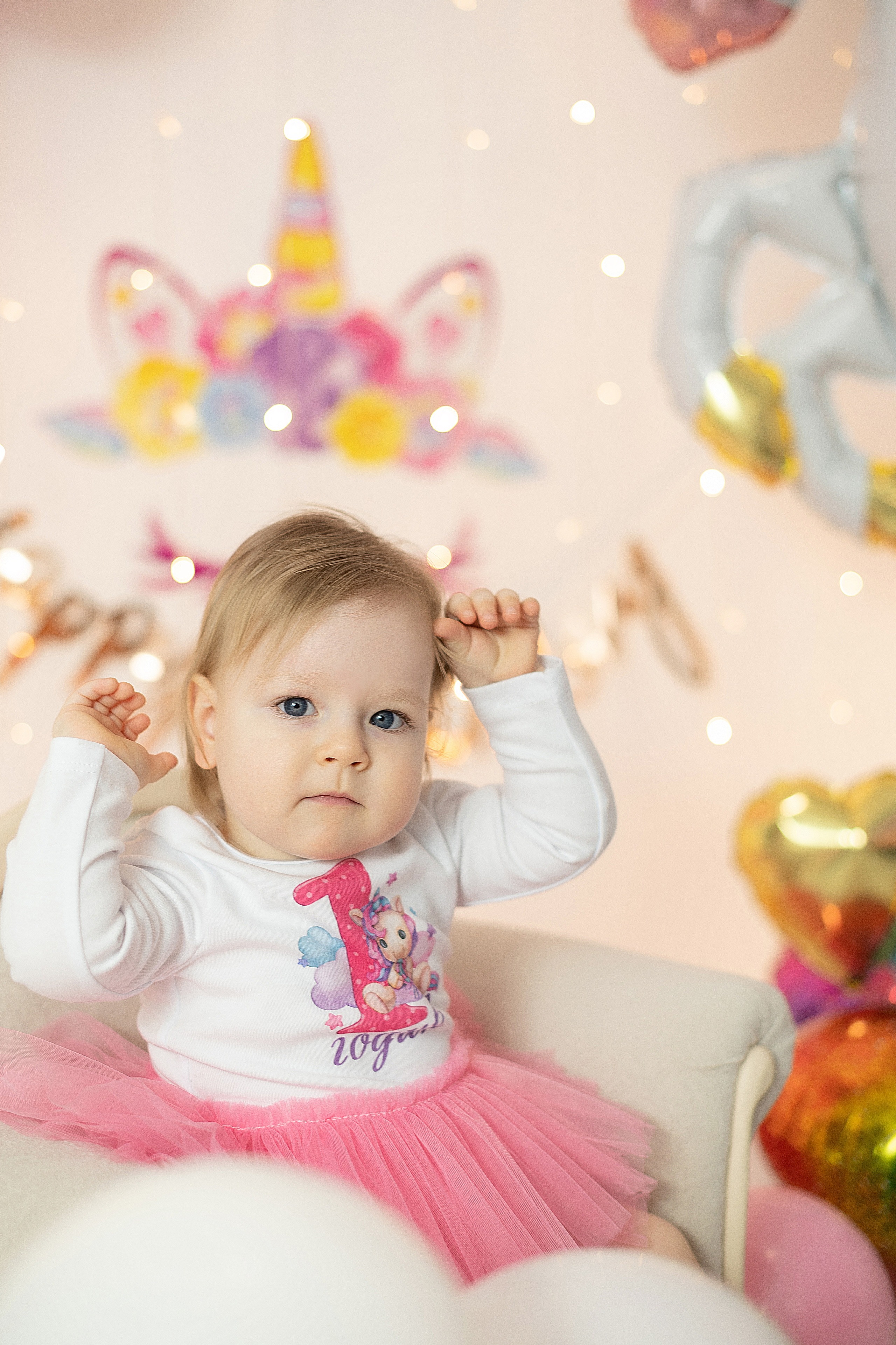 Первый годик Катюшке. Детский и семейный фотограф в Красноярске. Фотосессии новорожденных малышей до 1 месяца