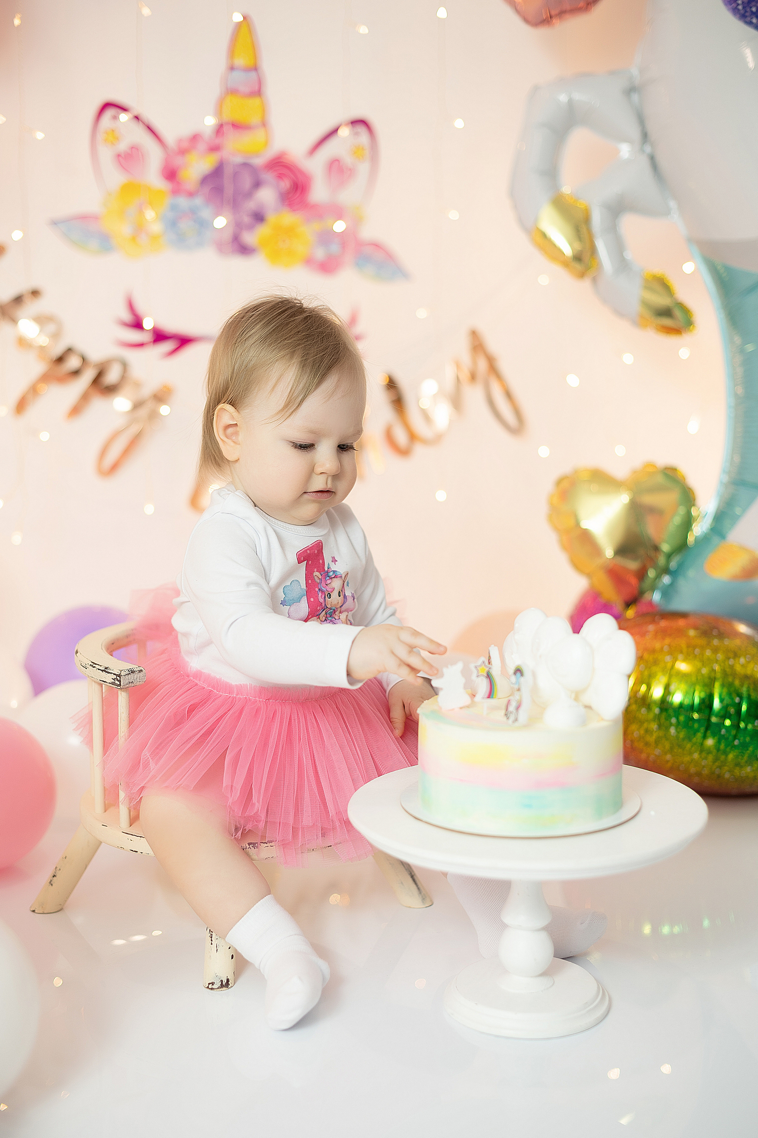 Первый годик Катюшке. Детский и семейный фотограф в Красноярске. Фотосессии новорожденных малышей до 1 месяца