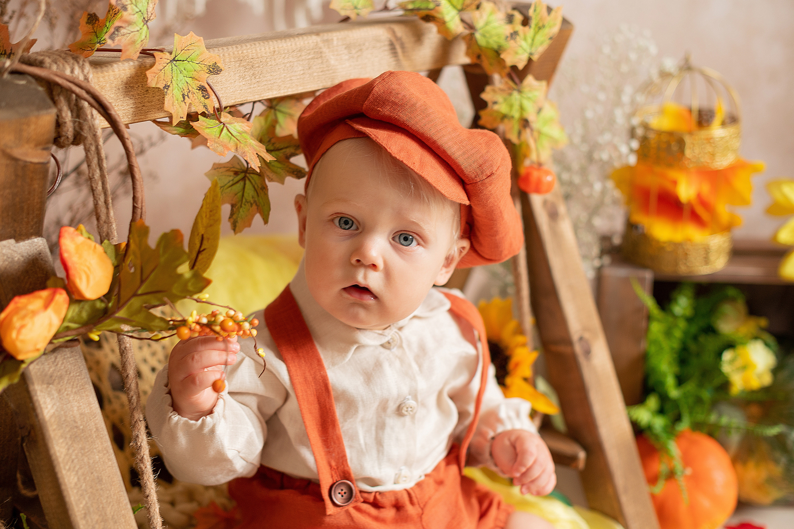 Назар, 1 годик. Детский и семейный фотограф в Красноярске. Фотосессии новорожденных малышей до 1 месяца