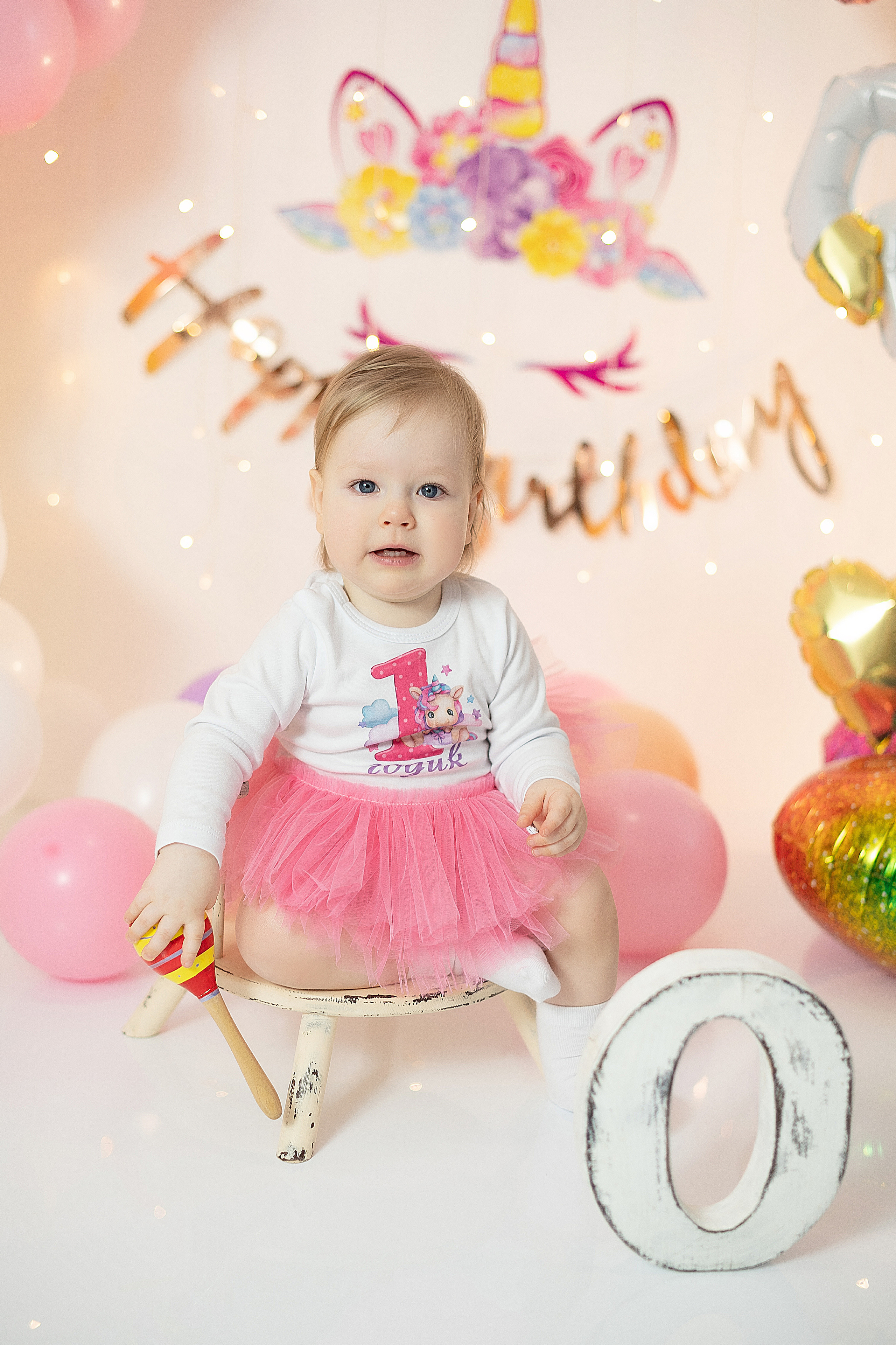 Первый годик Катюшке. Детский и семейный фотограф в Красноярске. Фотосессии новорожденных малышей до 1 месяца