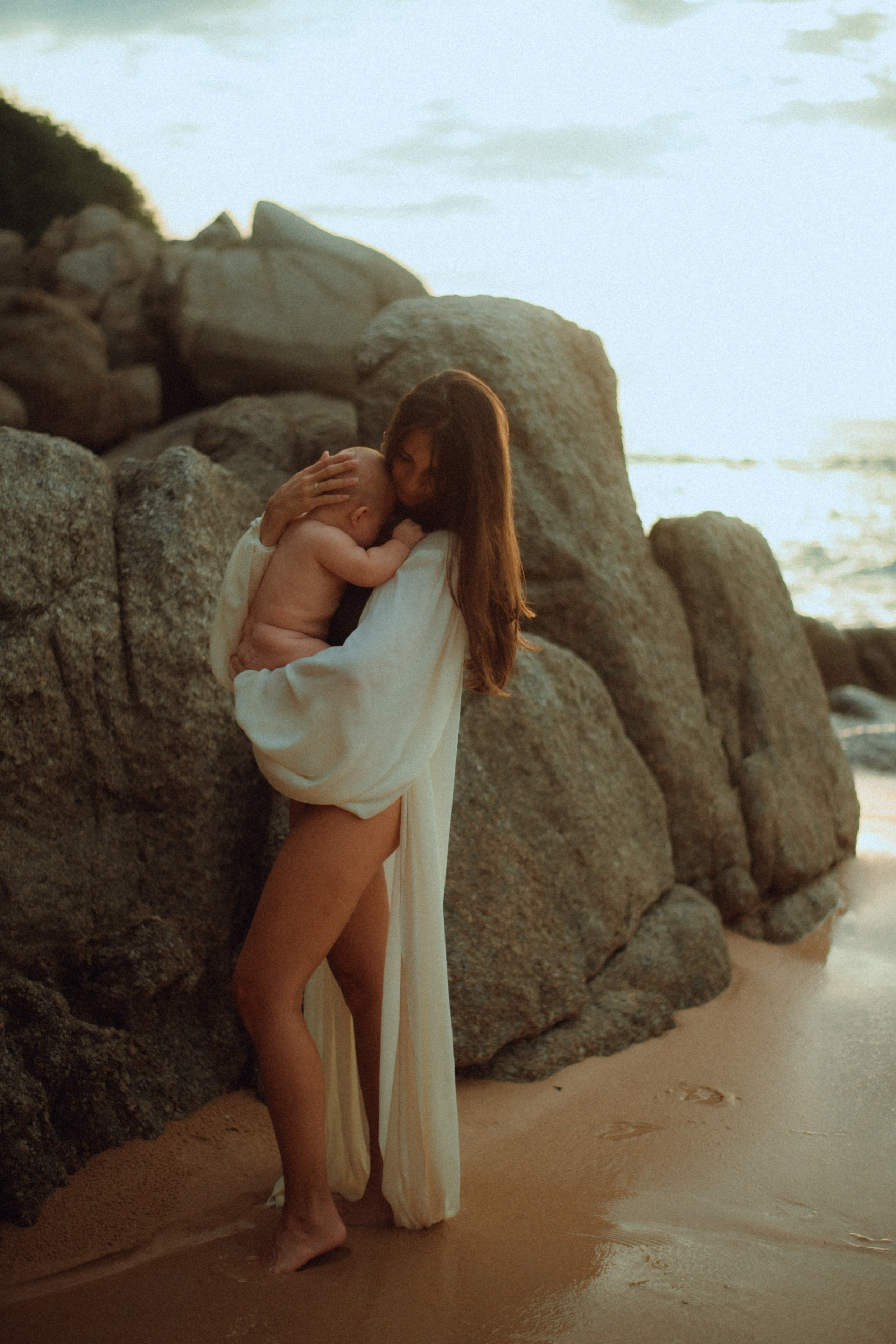 Мама и малыш море. Фотограф и Видеограф Анапа, Новороссийск, Краснодар. Алина и Женя