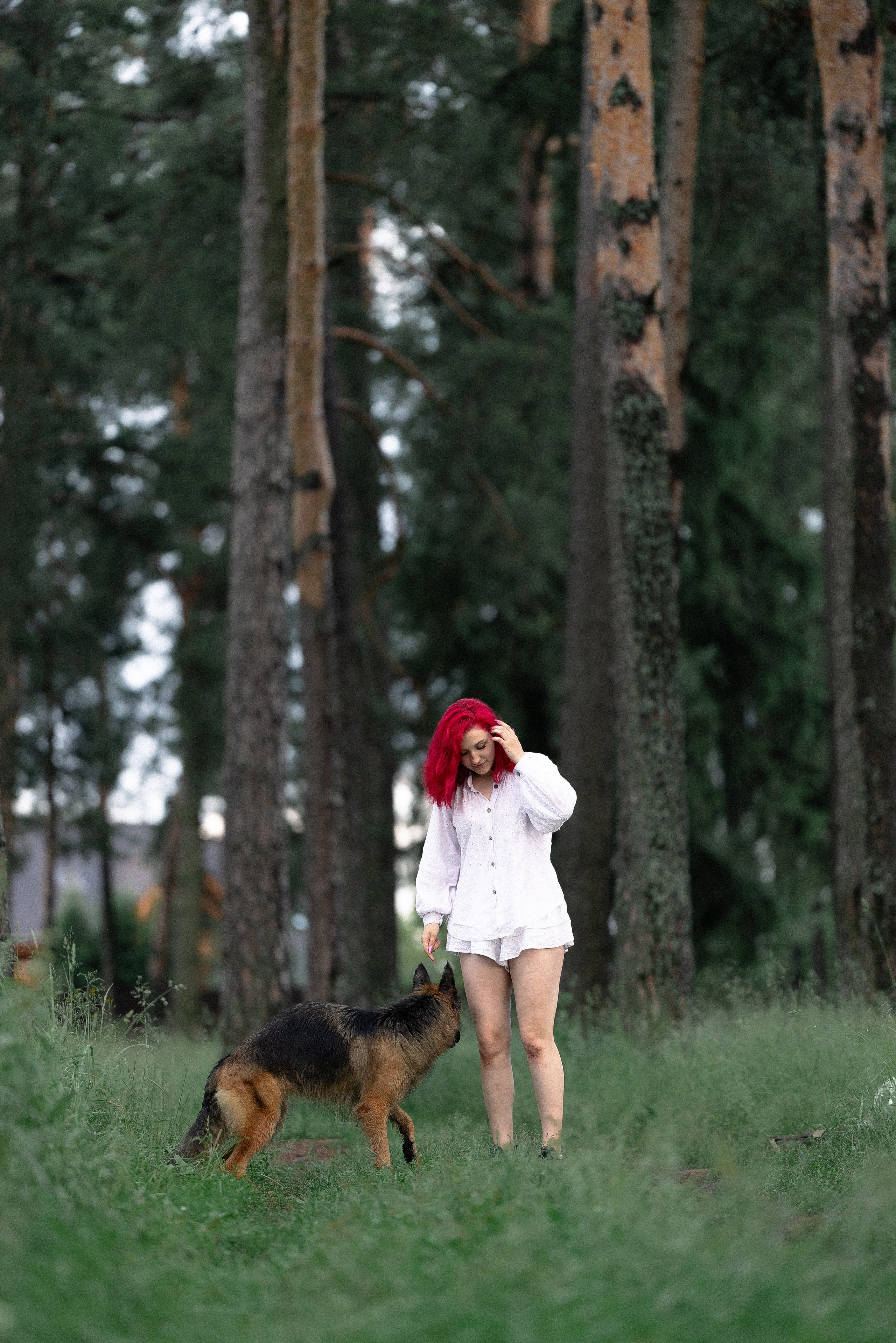 Алена, Фанни и Фрея. Фотограф и видеограф анималист Аганина Дарья