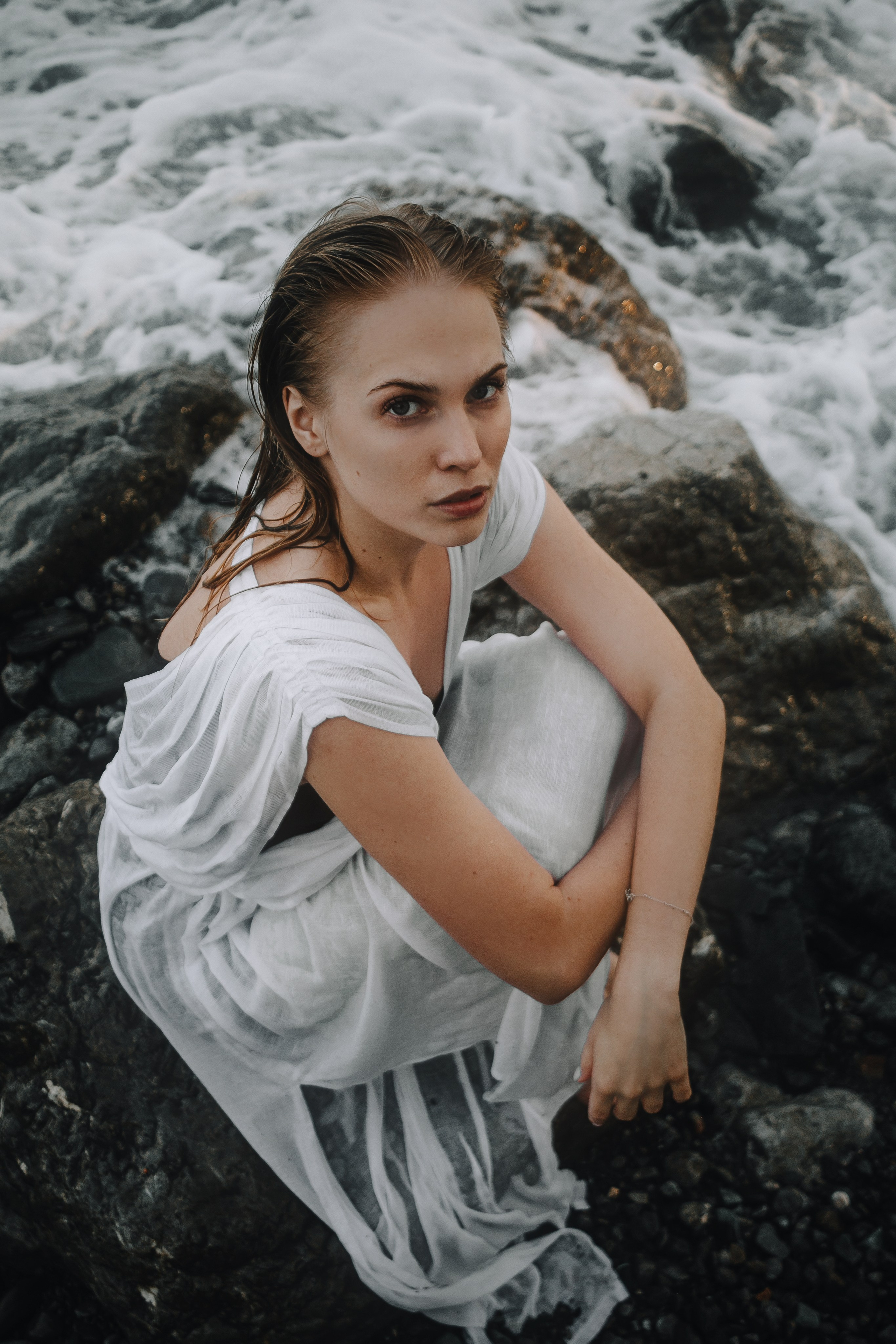 Дарья на улицах Гурзуфа и в объятиях Черного моря. Фотограф в Крыму | Виктория Нотевская