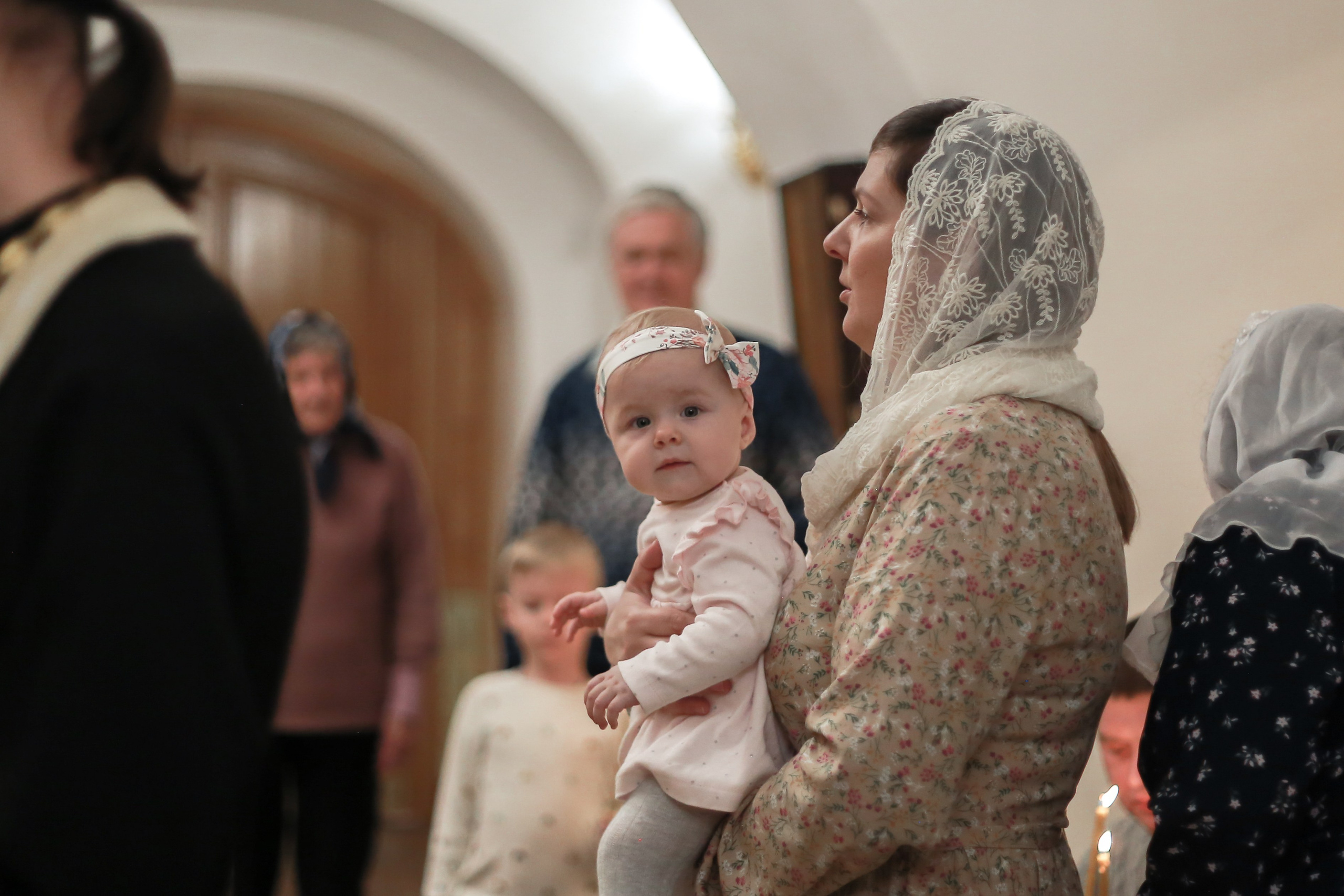 Крещение Машеньки. Храм Живоначальной Троицы в Останкино. Антонина Морозова, профессиональный семейный фотограф видеограф