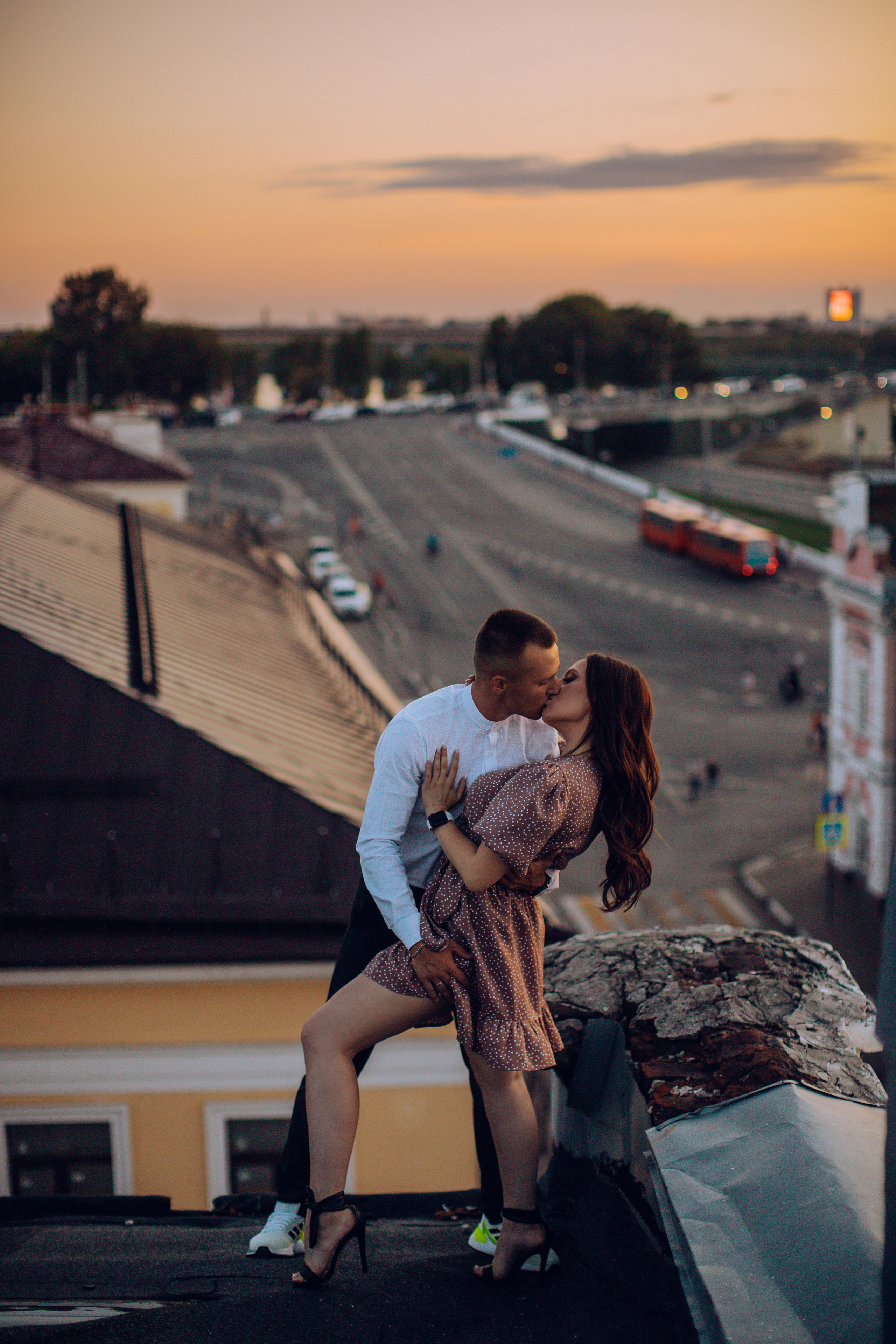 Съемка на крыше. Фотограф Нижний Новгород