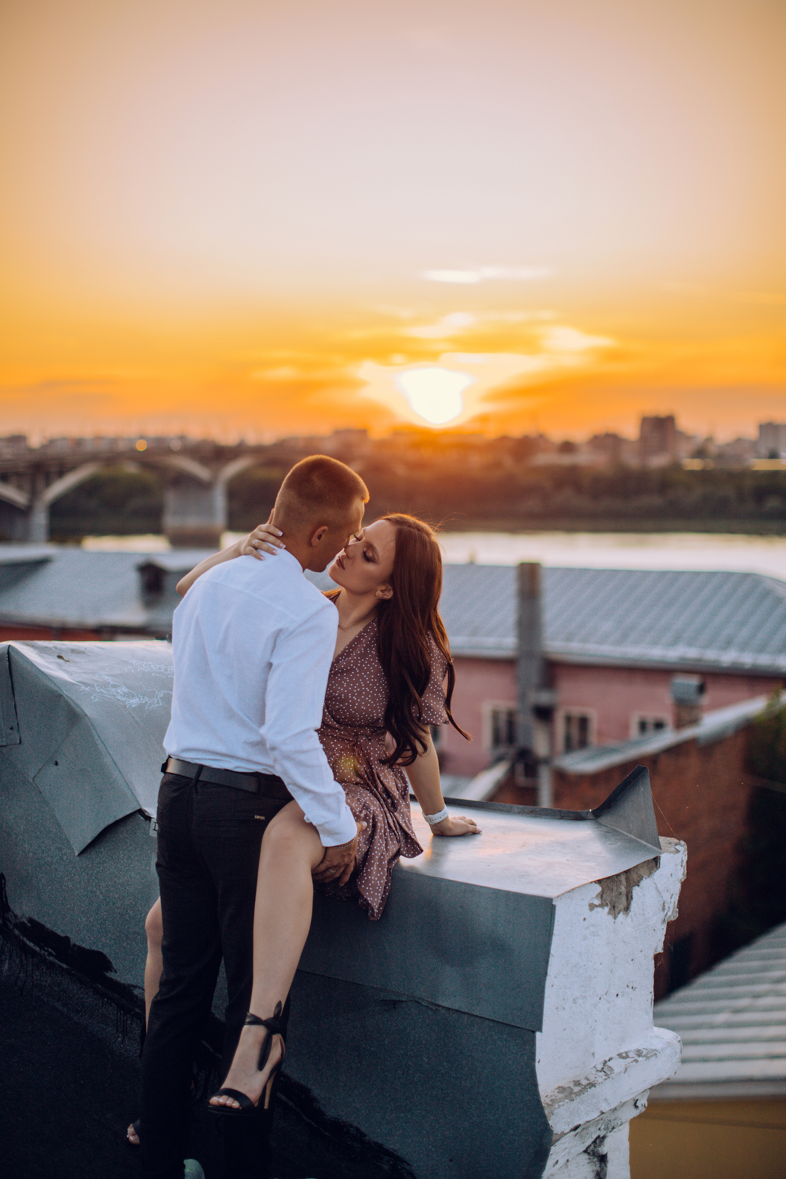 Съемка на крыше. Фотограф Нижний Новгород