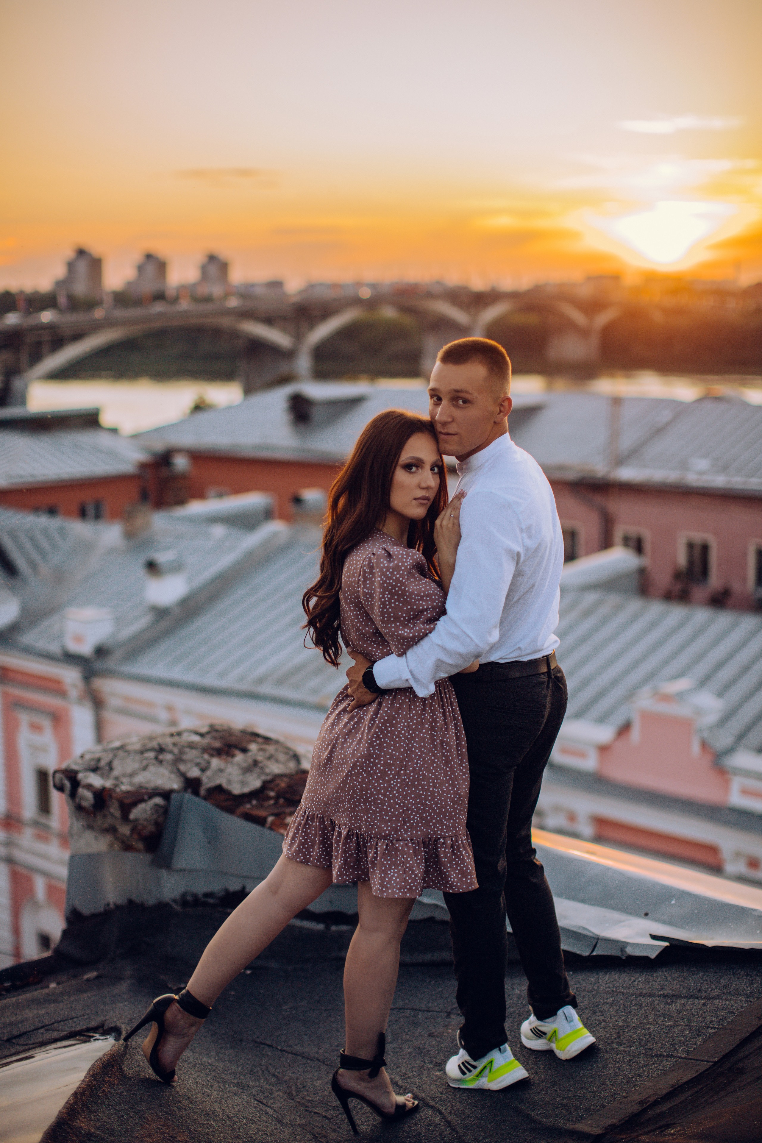 Съемка на крыше. Фотограф Нижний Новгород