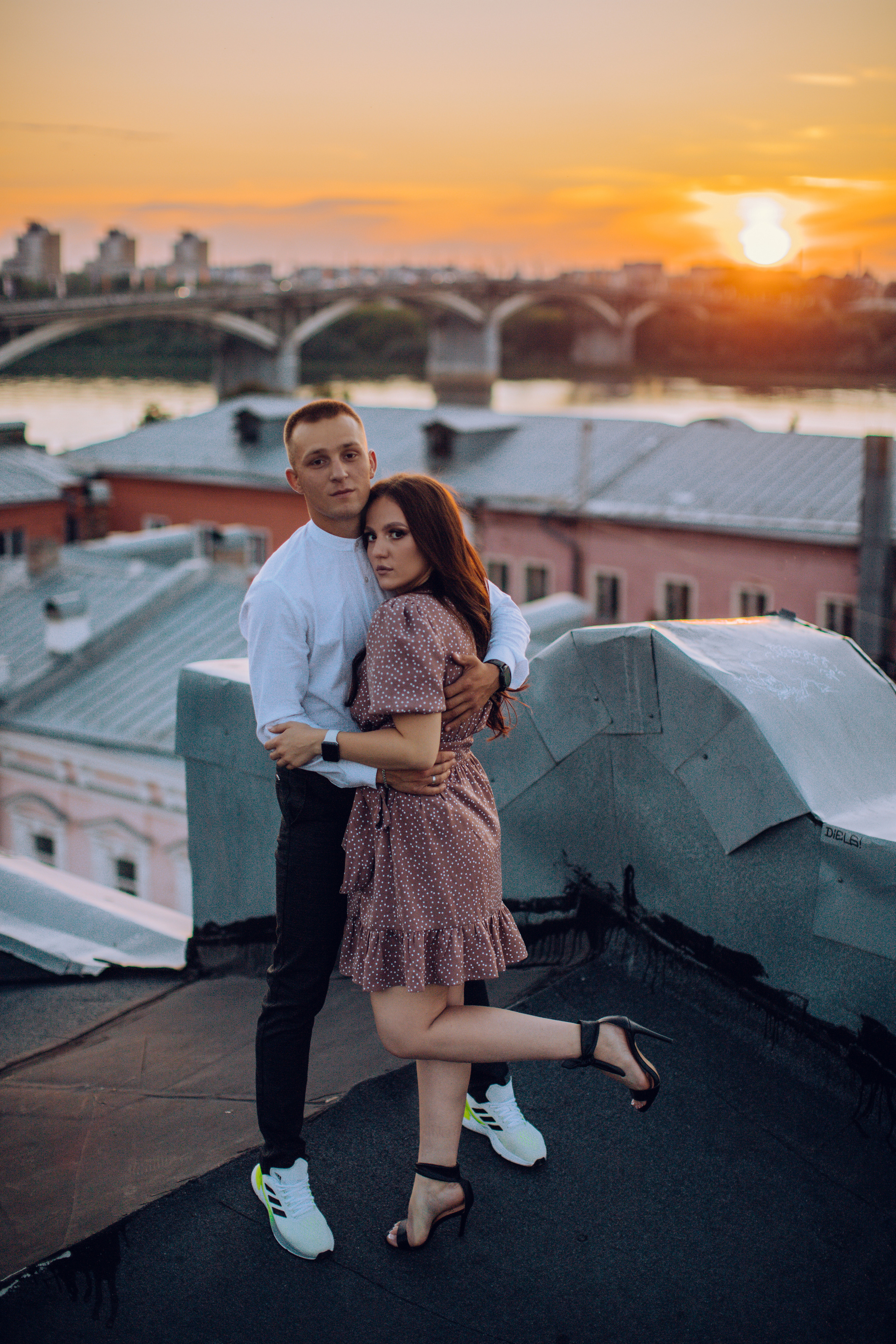 Съемка на крыше. Фотограф Нижний Новгород