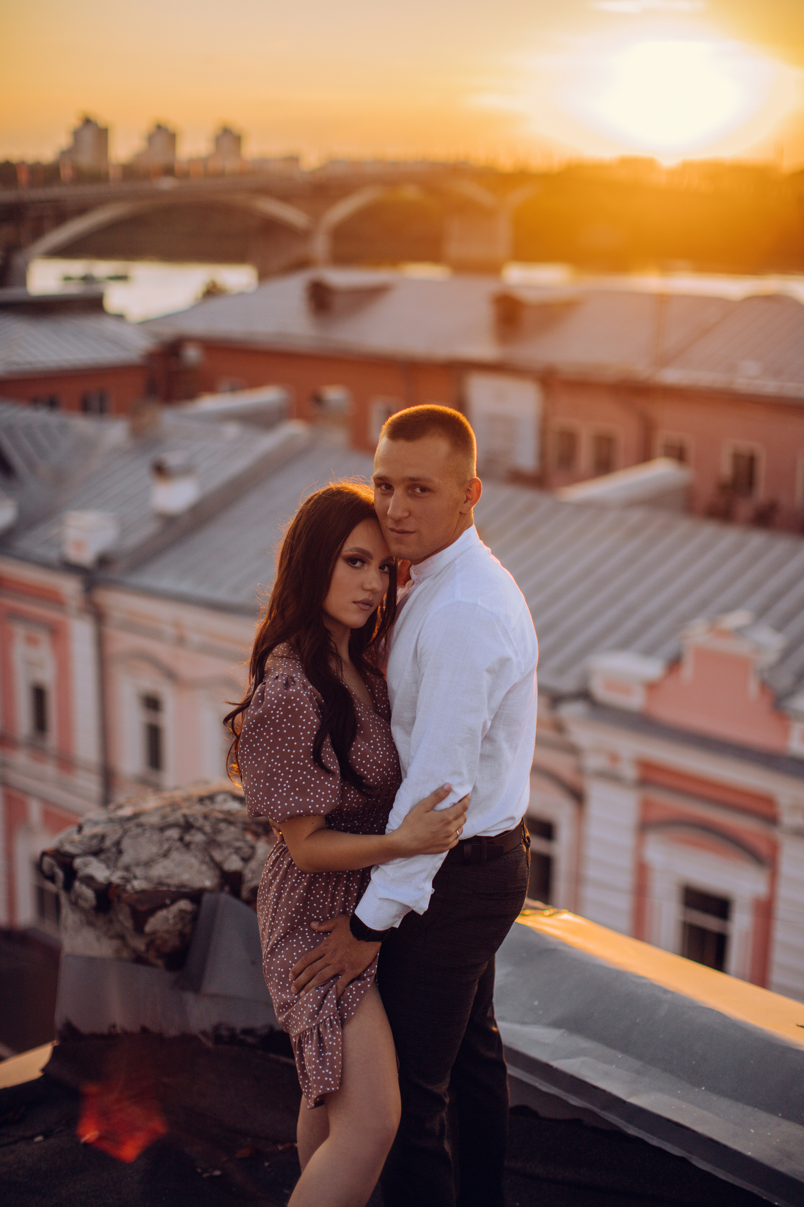 Съемка на крыше. Фотограф Нижний Новгород