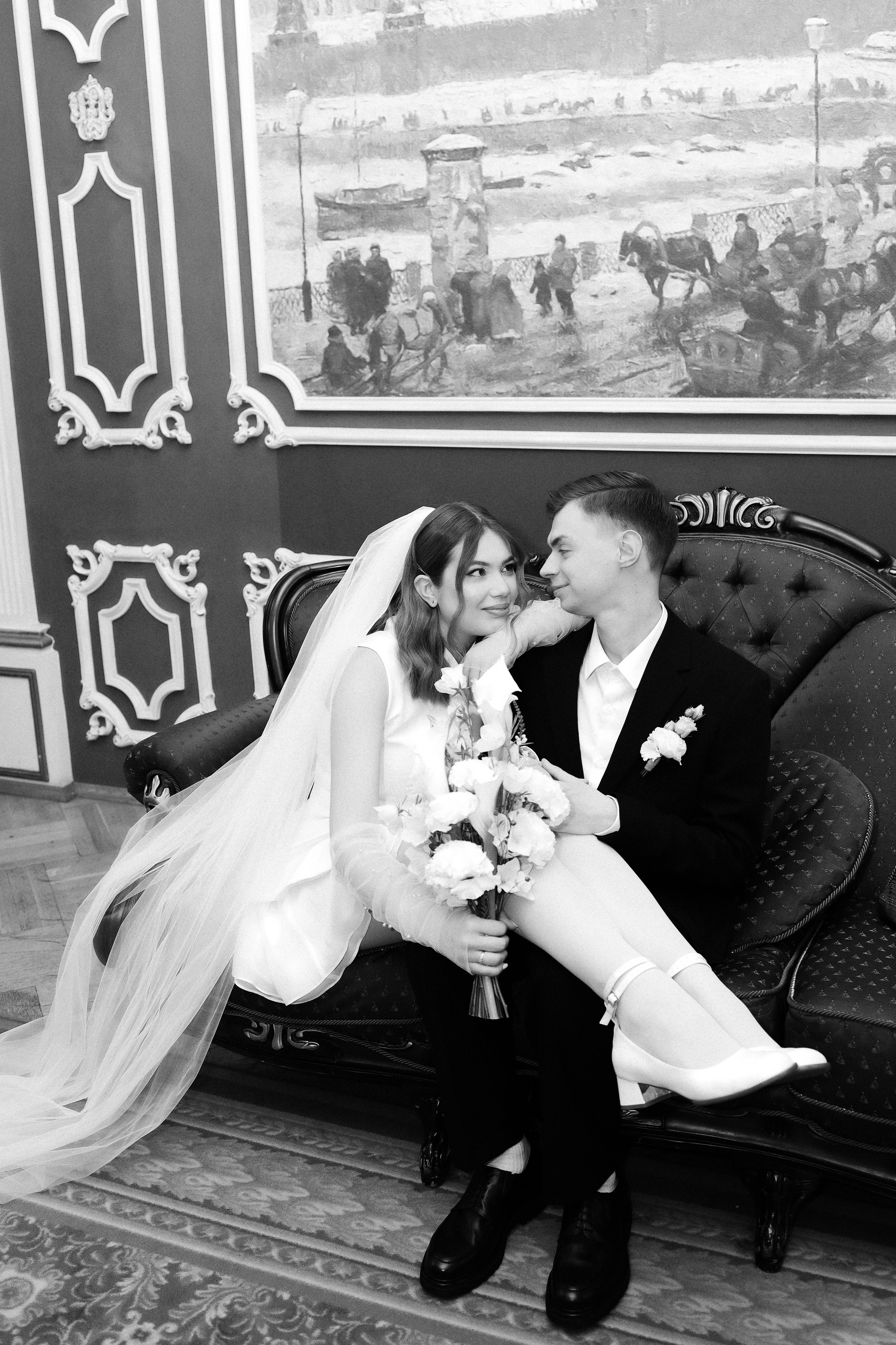 Д. + А. Грибоедовский ЗАГС и прогулка по Чистым прудам. Семейный и lovestory фотограф в Москве Светлана Коняхина