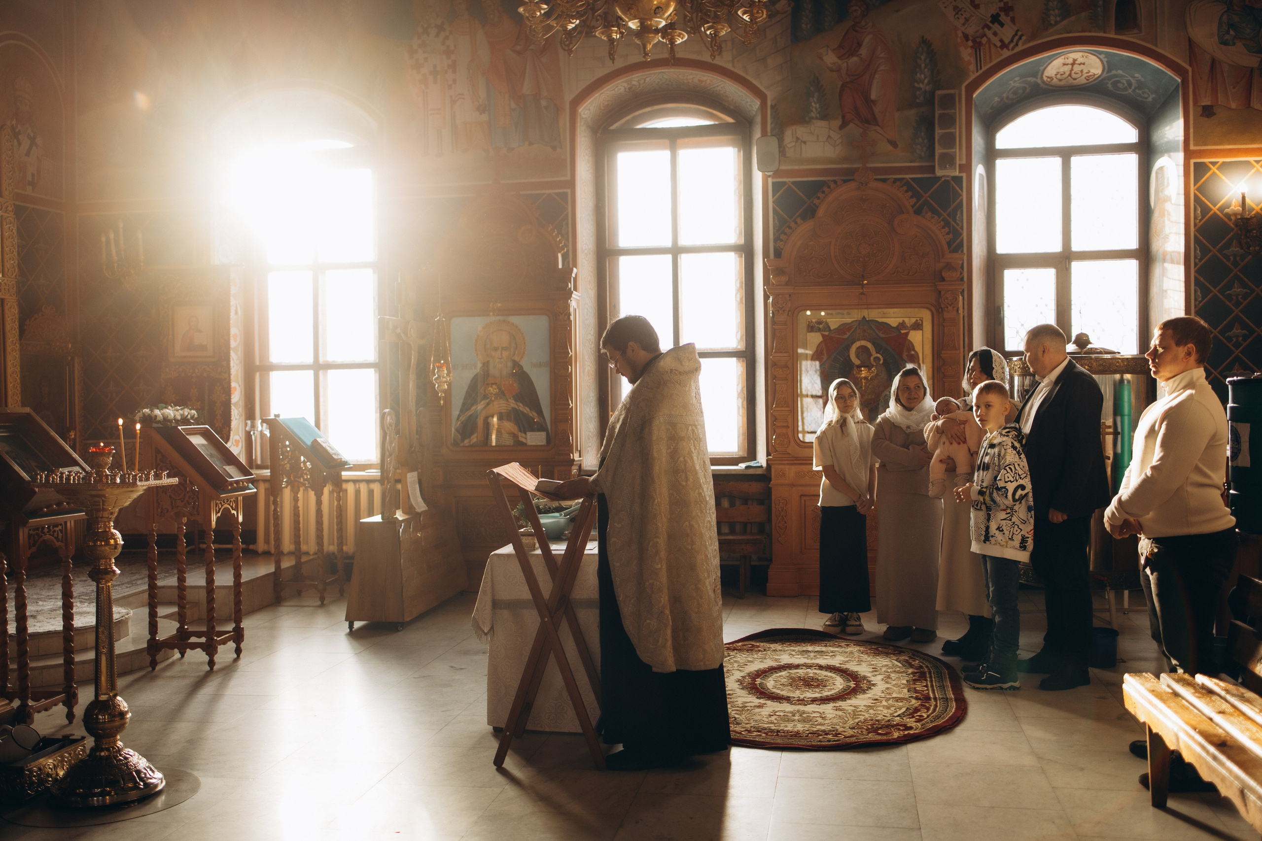 Таинство Крещения. Фотограф Ханты-Мансийск