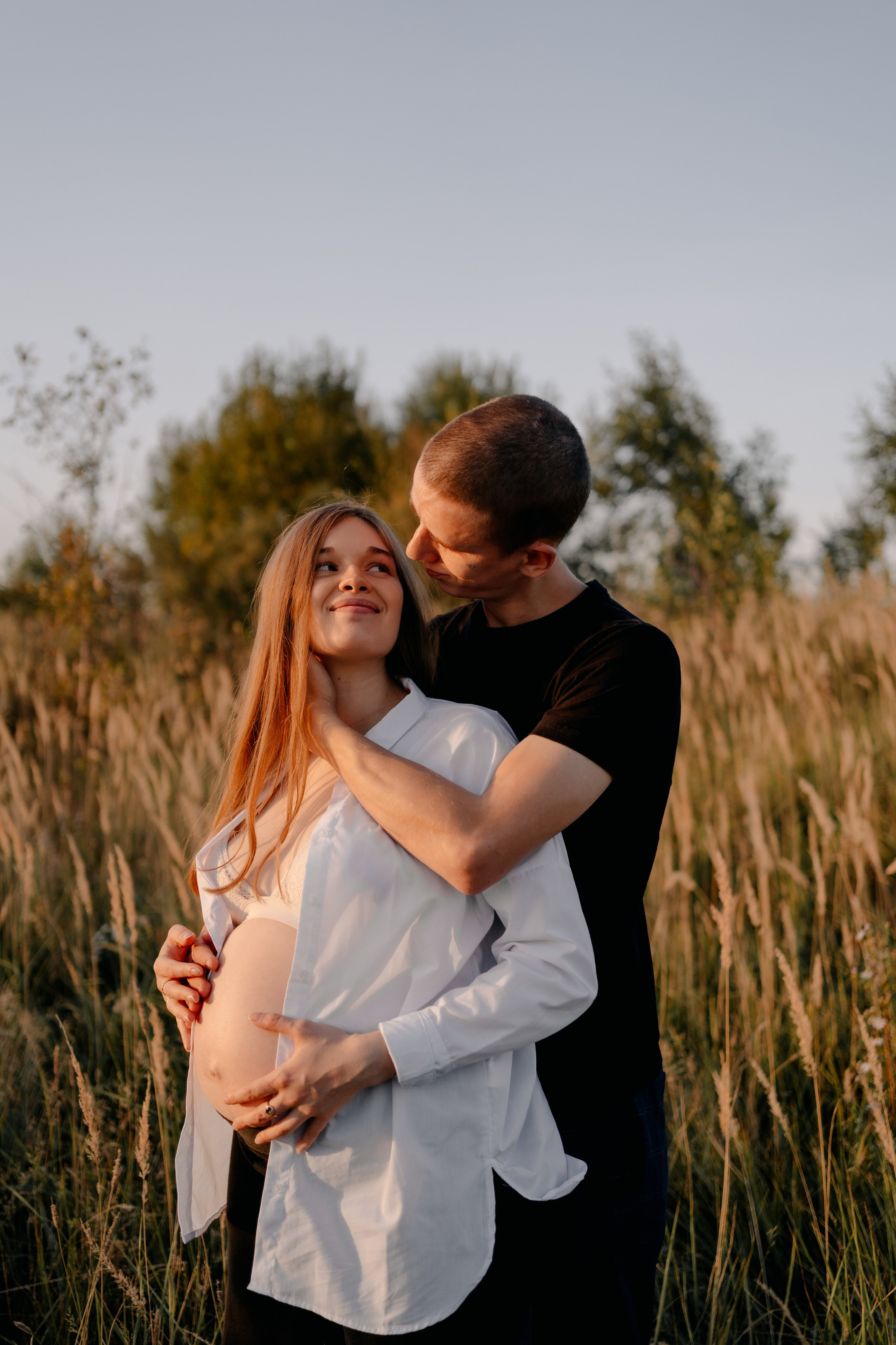 Фотосессия беременности на природе. Семейный фотограф в Москве и в Домодедово Екатерина Патракова
