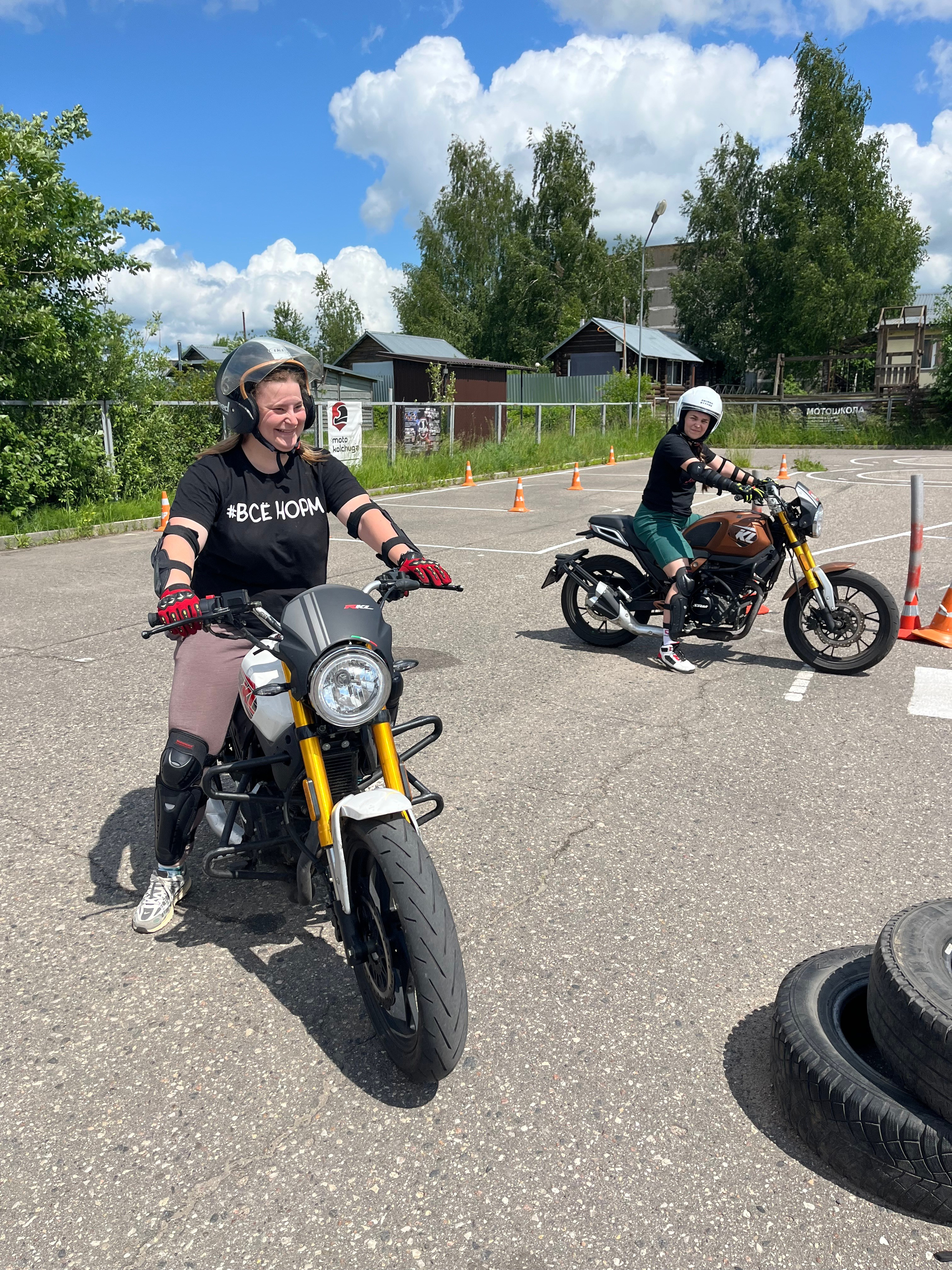 ТРЕНИРОВКИ. МОТОШКОЛА в городе Витебске. Обучение категории А и А1