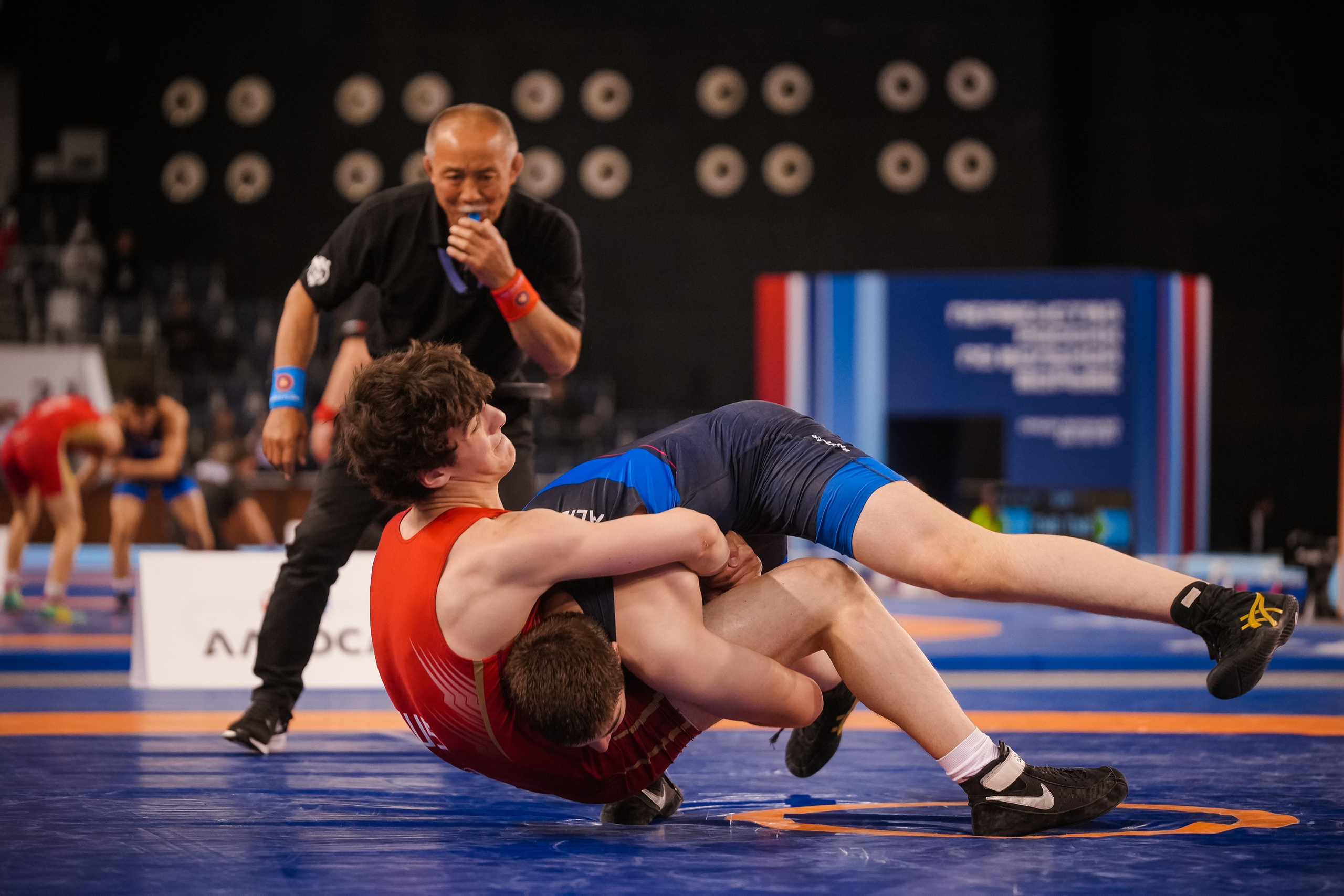 Первенство России по вольной борьбе среди юношей до 16 лет. Красноярск 2025. Фотограф Анна Герман. Красноярск