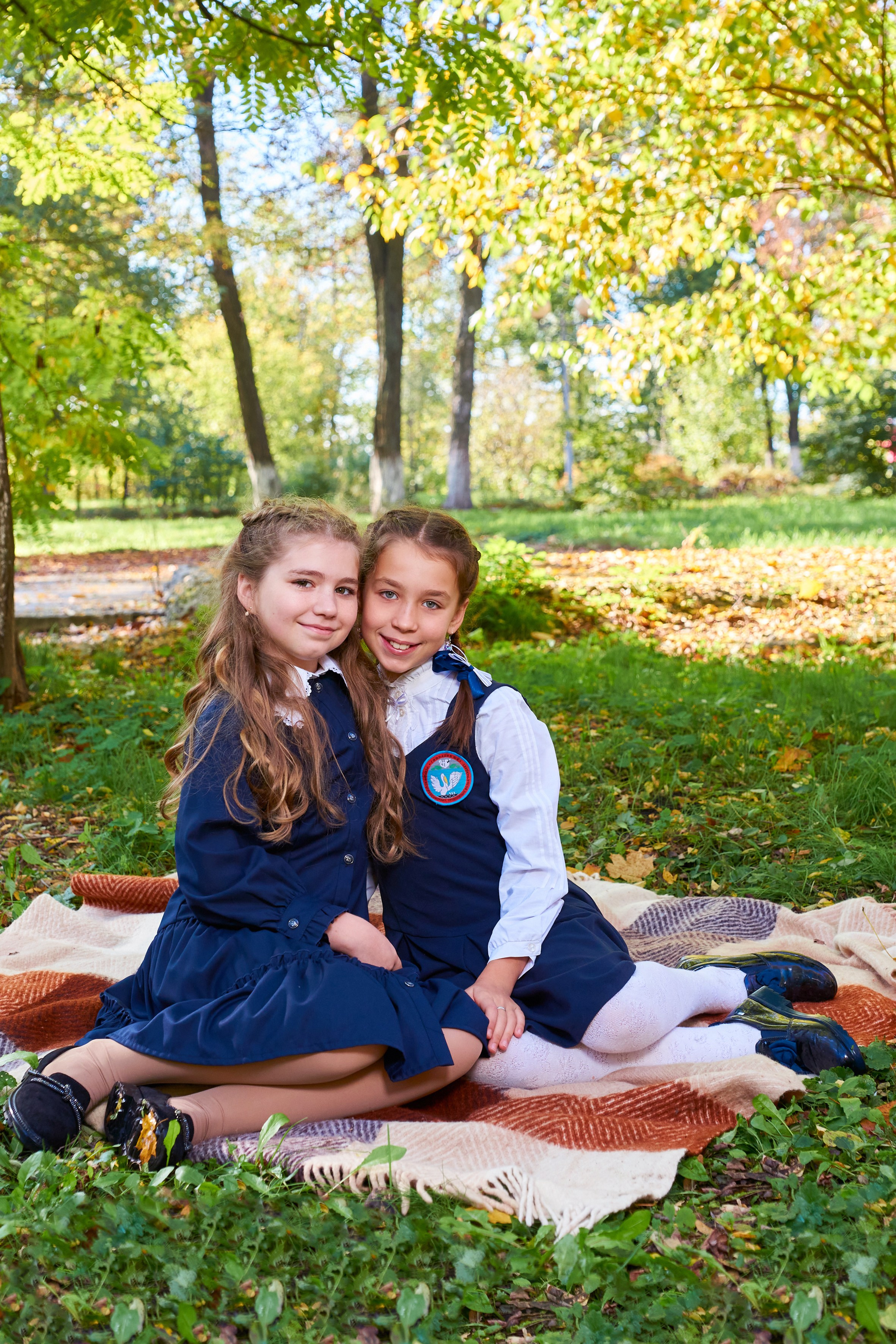 Съёмка в парке осенью. 4 класс. Childrenfoto.ru