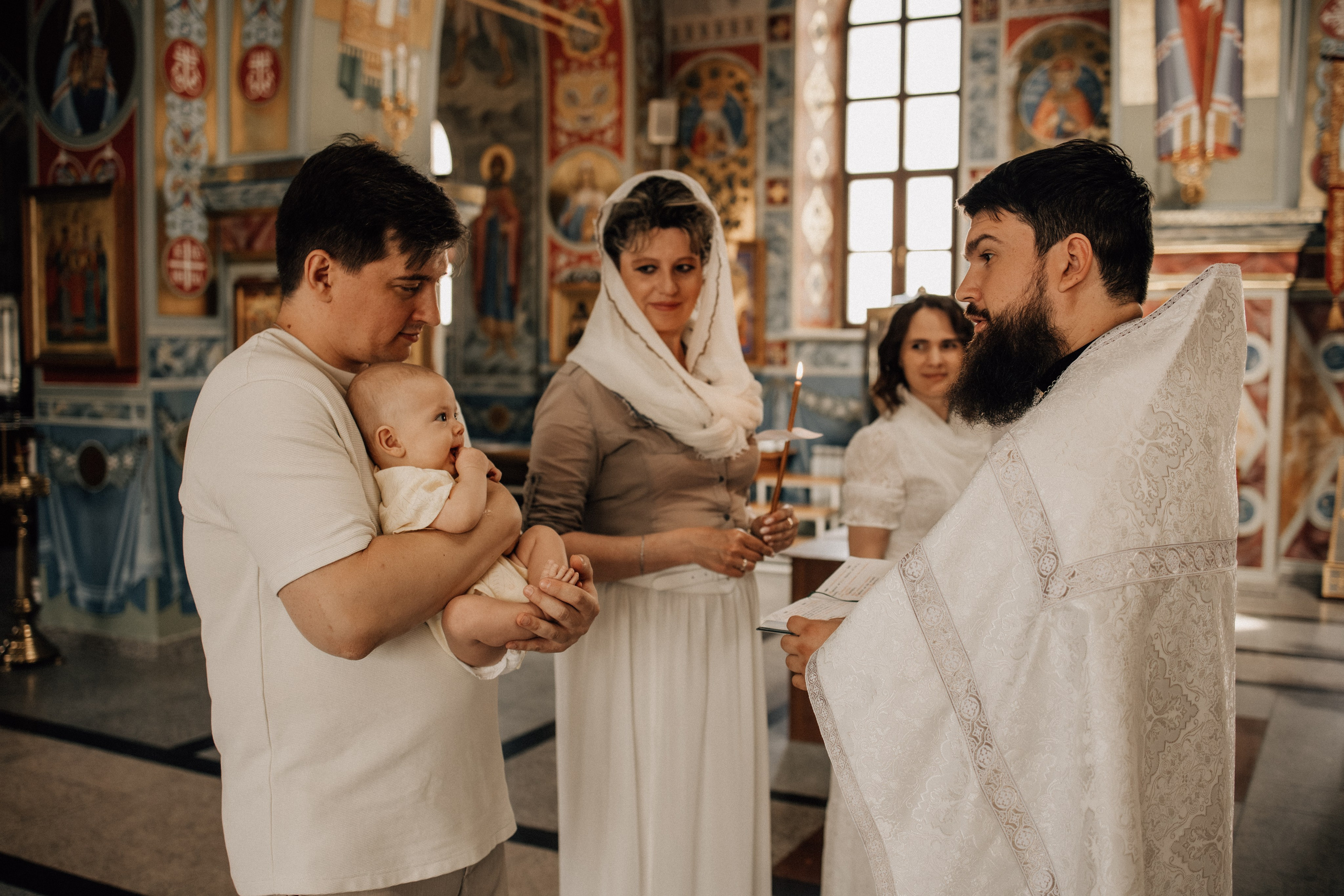 Съемка крещения в Воронеже, фотосессия крещения