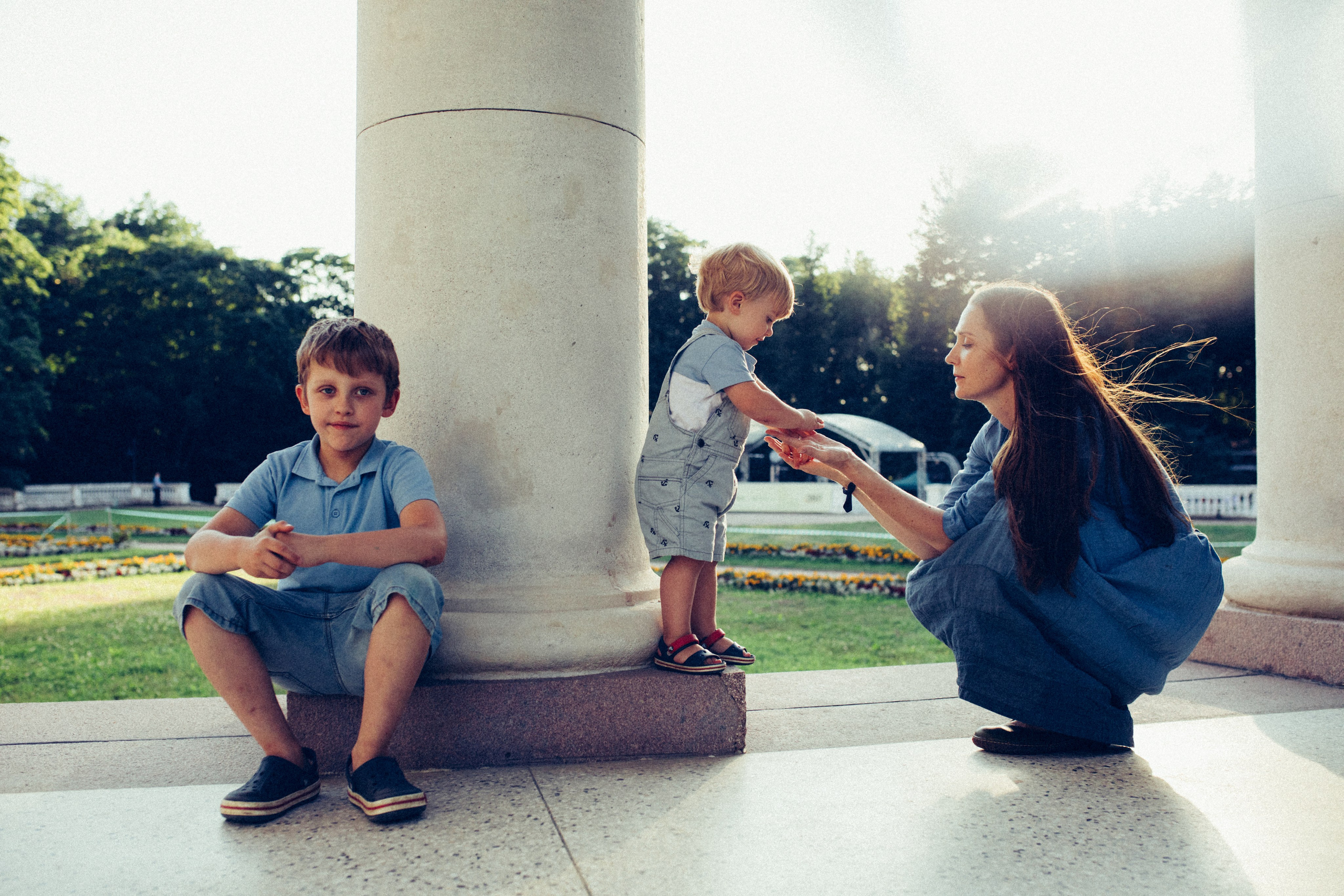 Семейная фотосессия в усадьбе Архангельское. Фотограф Лебедева Наталья