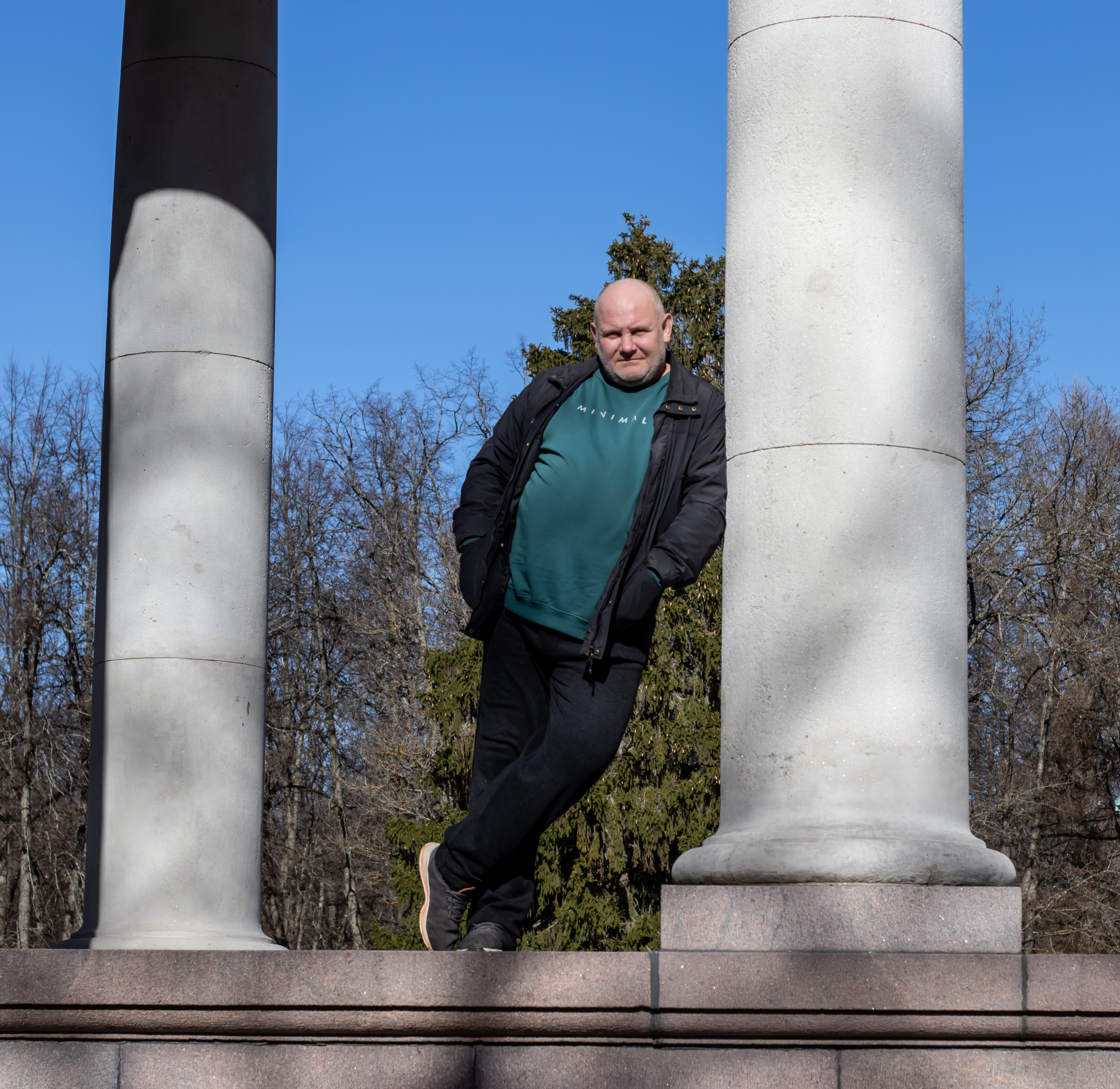 Фотосессия в Усадьбе Архангельское Красногорск мужской деловой портрет