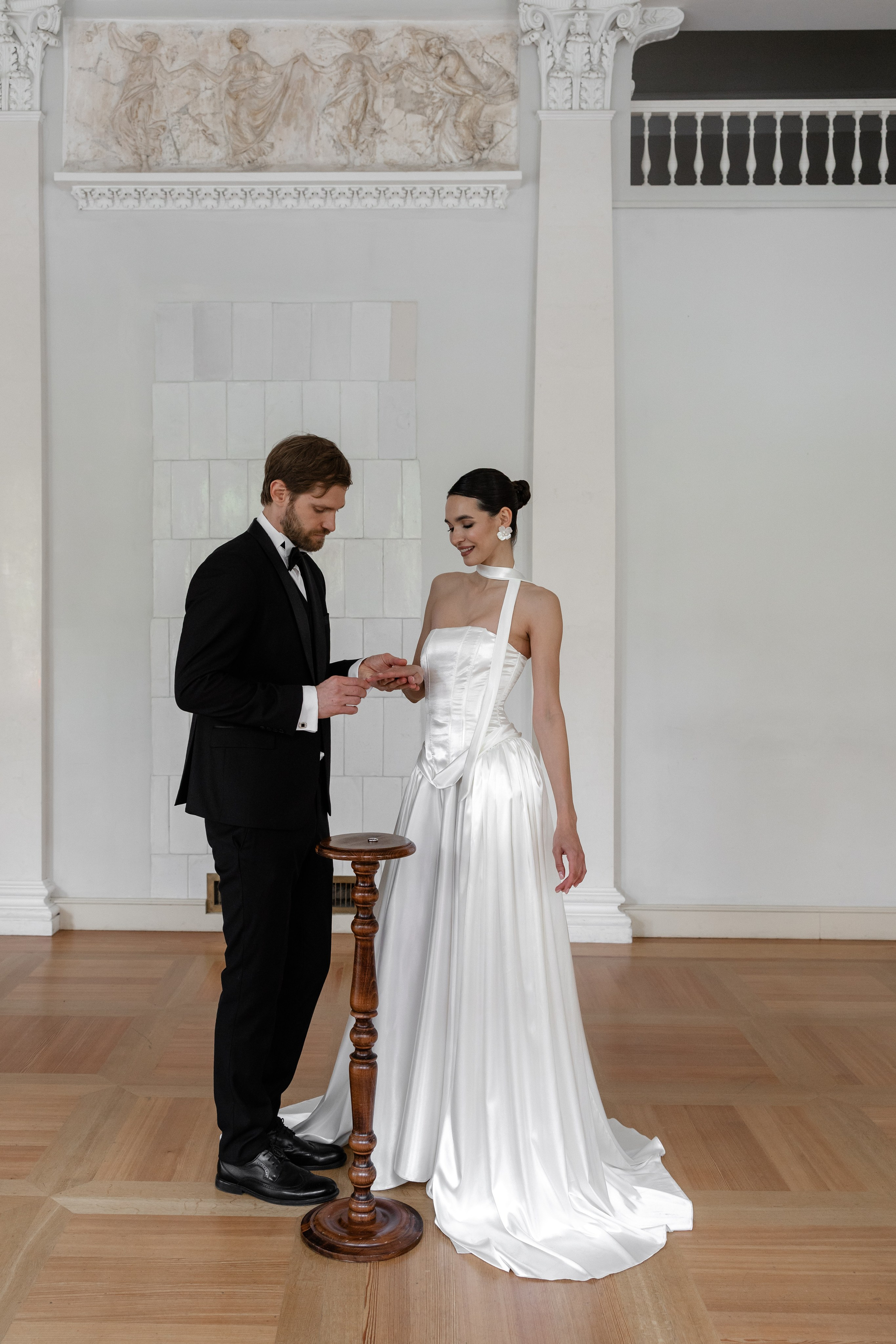 Роспись в усадьбе Муравьевых-Апостолов. Свадебный фотограф в Москве Топтыгин Иван