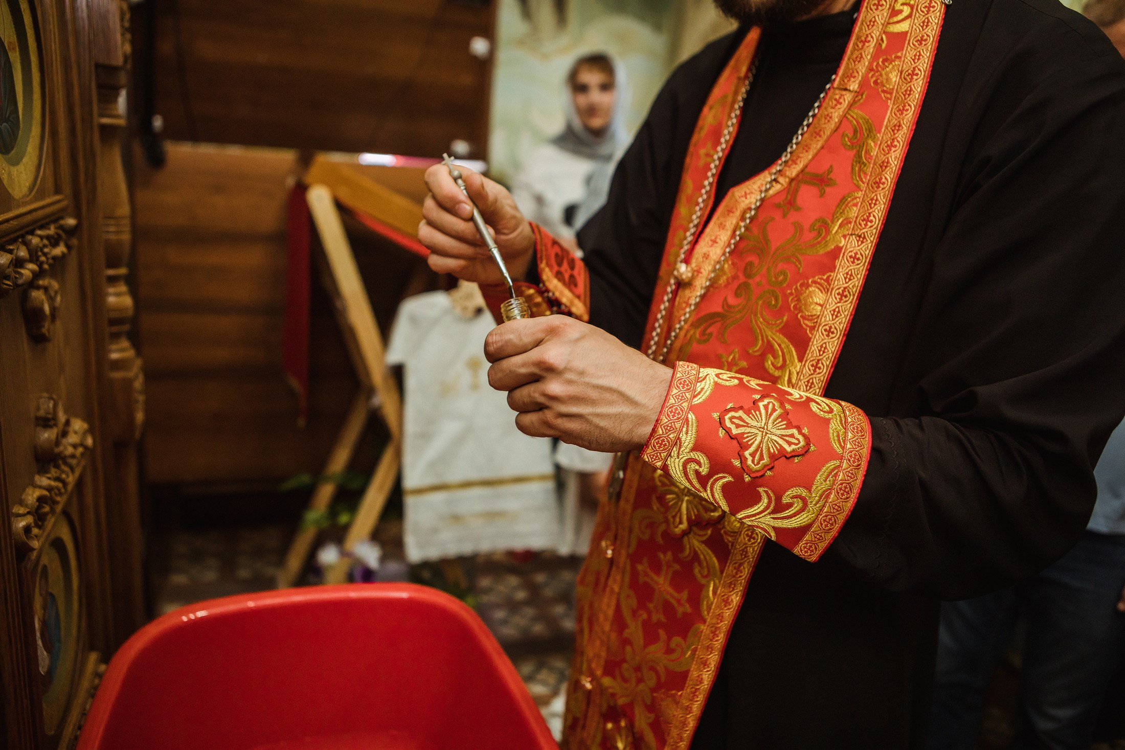 Храм Преподобного-Сергия-Радонежского. Крещение Мелании. Фотографы в городе Волгограде — Людмила Агеева и Алексей Околелов