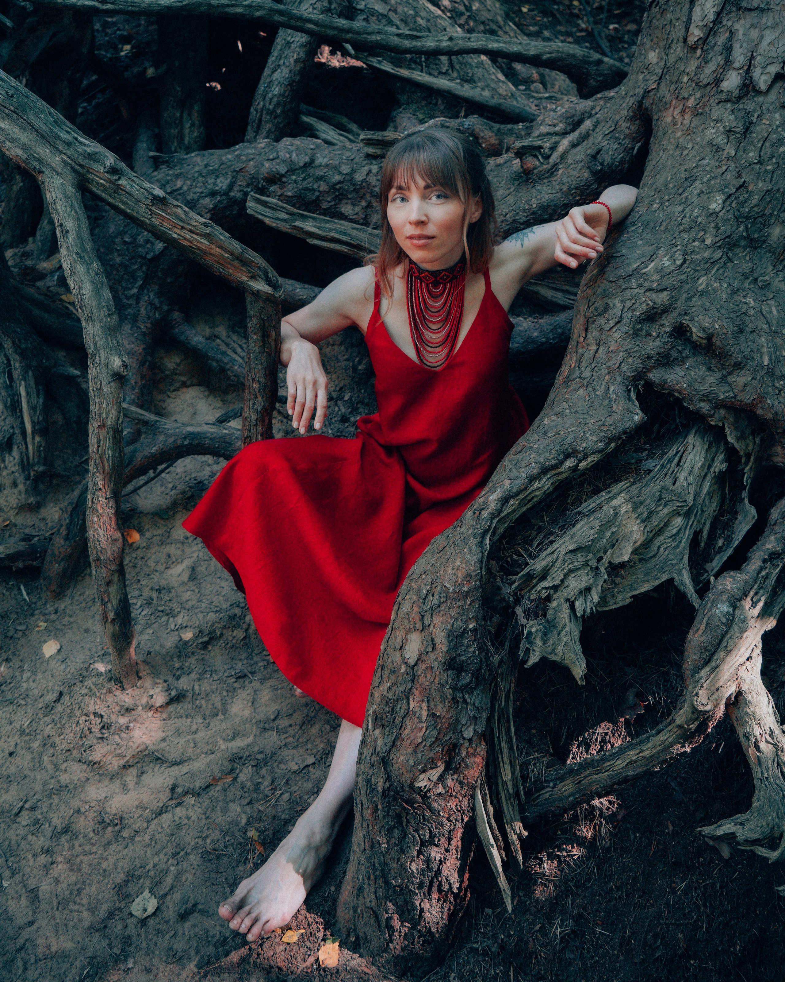 Фотосессия для Ольги и её новой коллекции платьев в Комарово. Светлана Гопанюк. Портретный фотограф. Санкт-Петербург. СПб