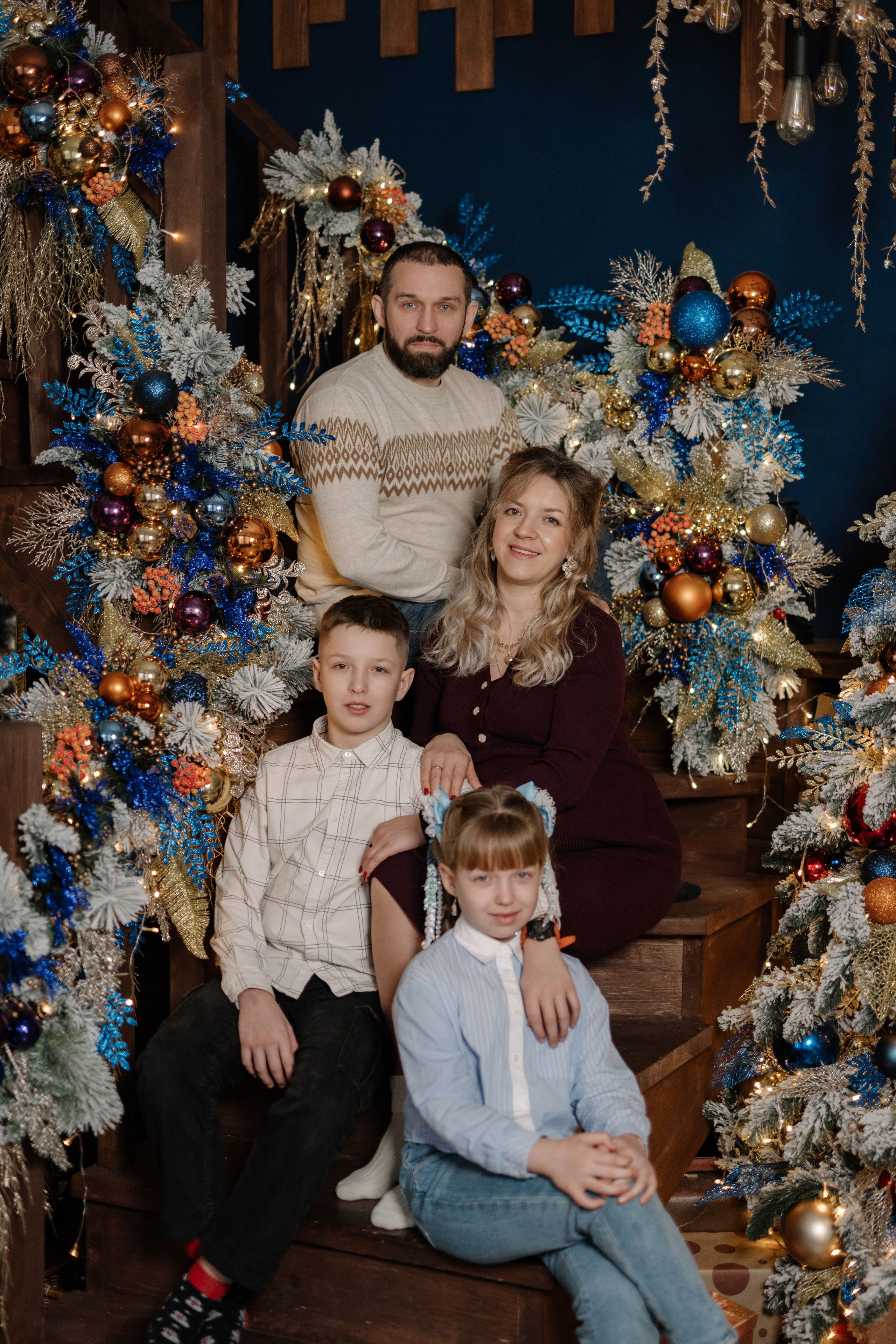 Семейная новогодняя съемка. Свадебный и семейный фотограф в Калуге Анна Киреева