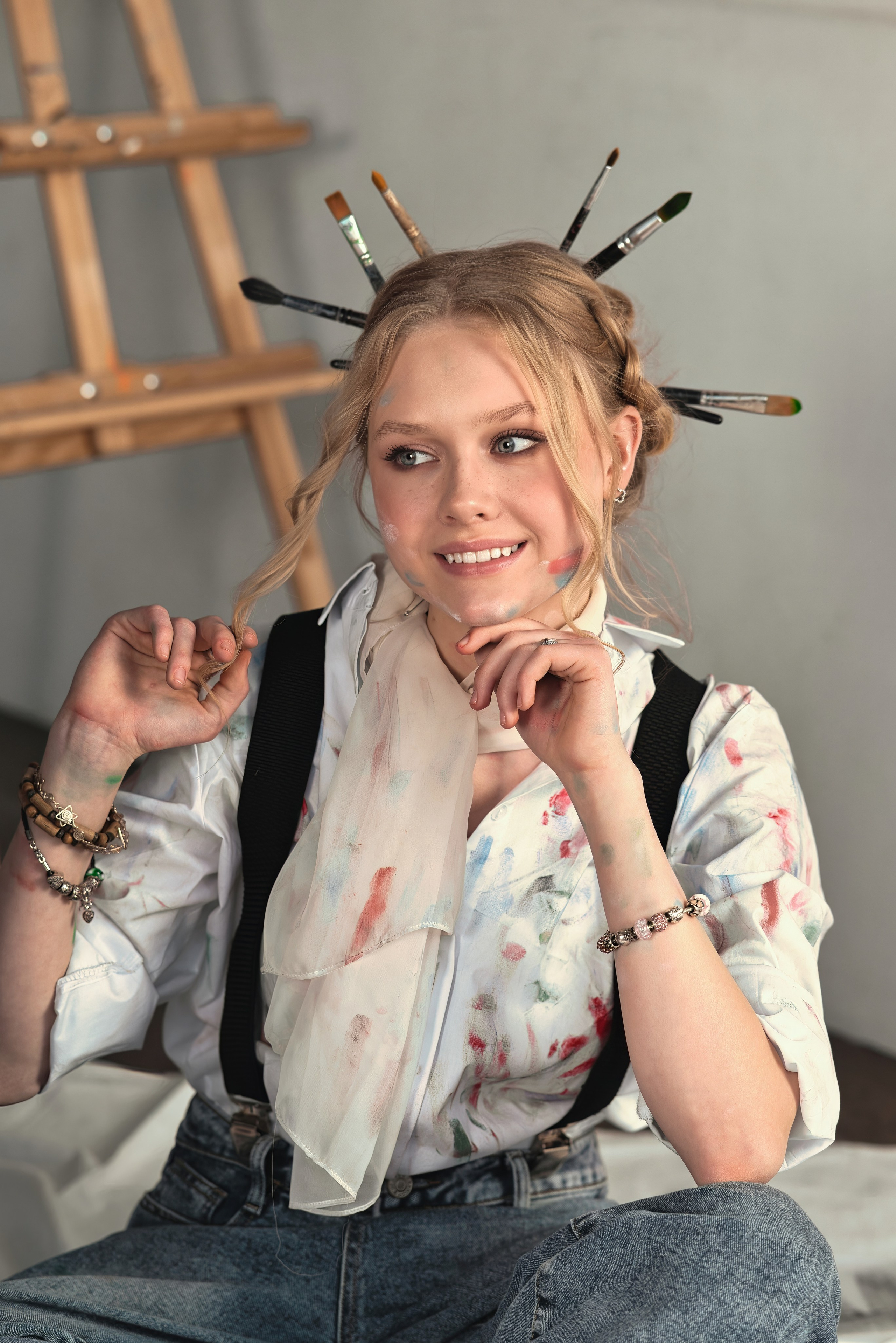 Художница. Фотограф Денис Кривопусков