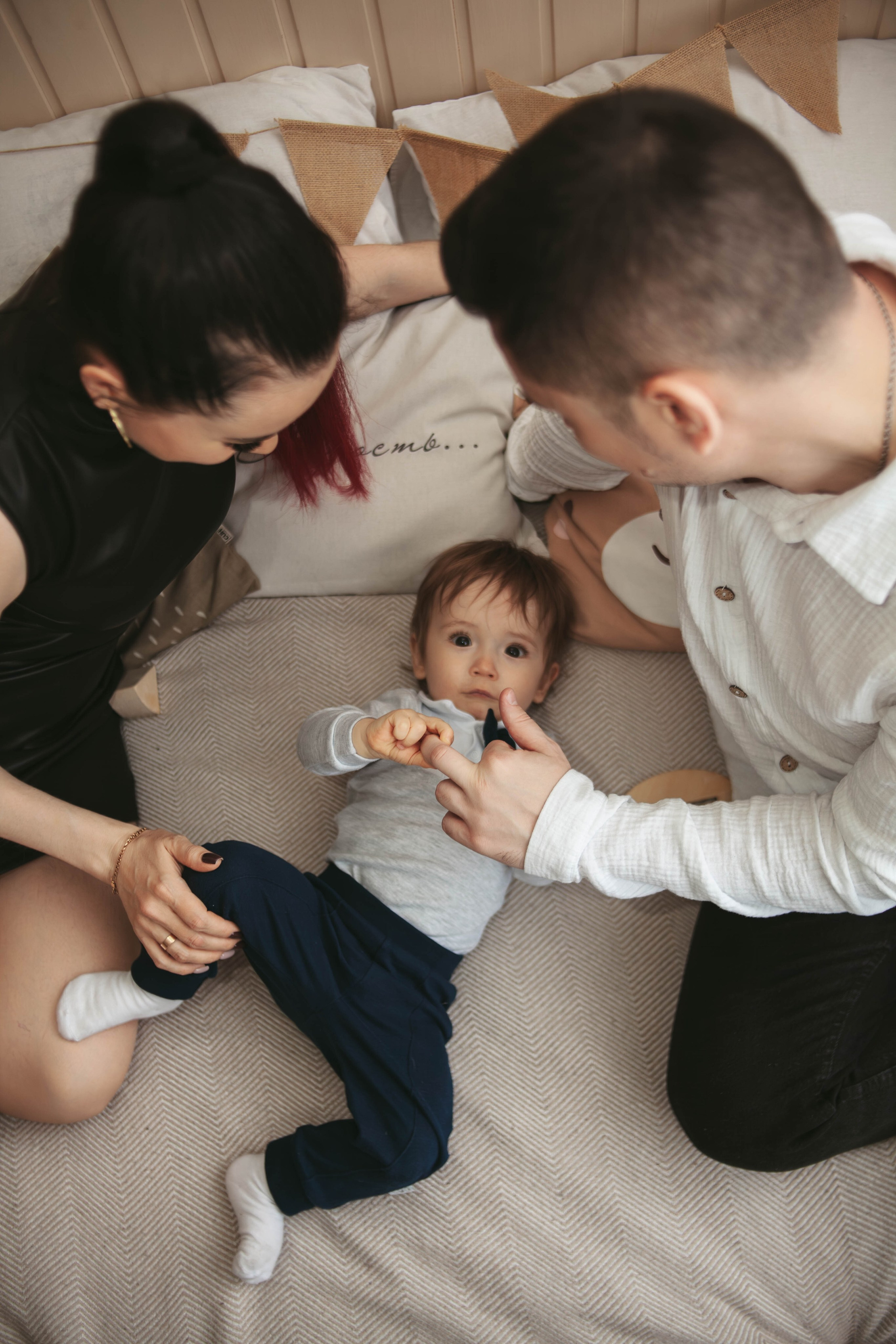 Ваня и родители. Семейный фотограф Гульцовская Екатерина