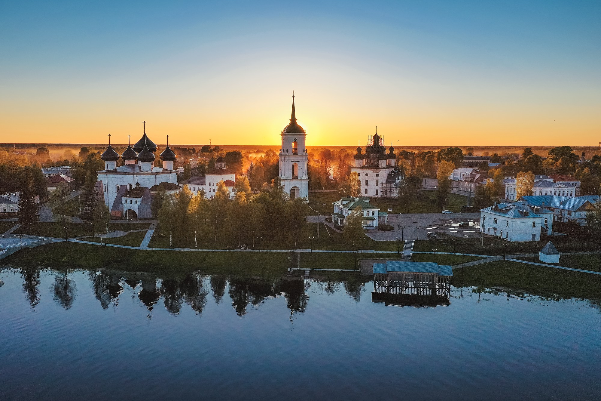 Пейзаж. Аэросъемка в Архангельске, Александр Ермолин