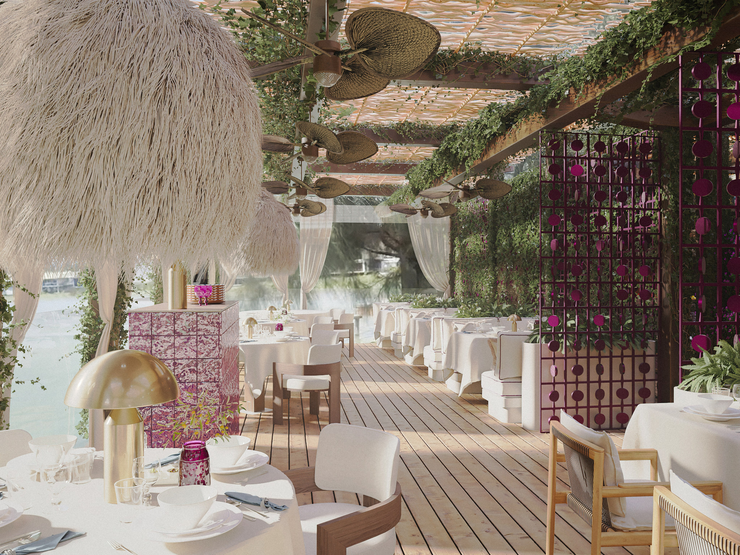 Ресторан Tbilisi. Юлия Григорьева — 3D визуализатор