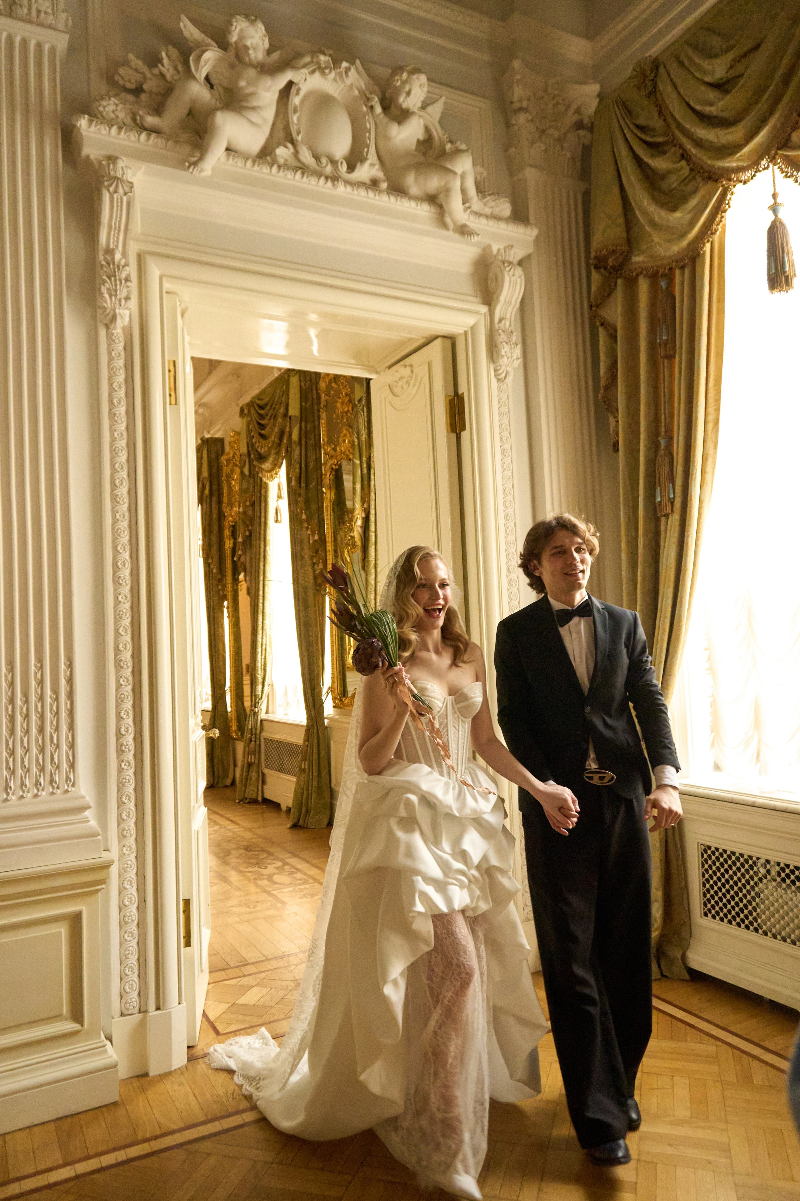 Съемка в особняке Трубецких-Нарышкиных Санкт-Петербург. Свадебный фотограф в Москве Алина Лисовская