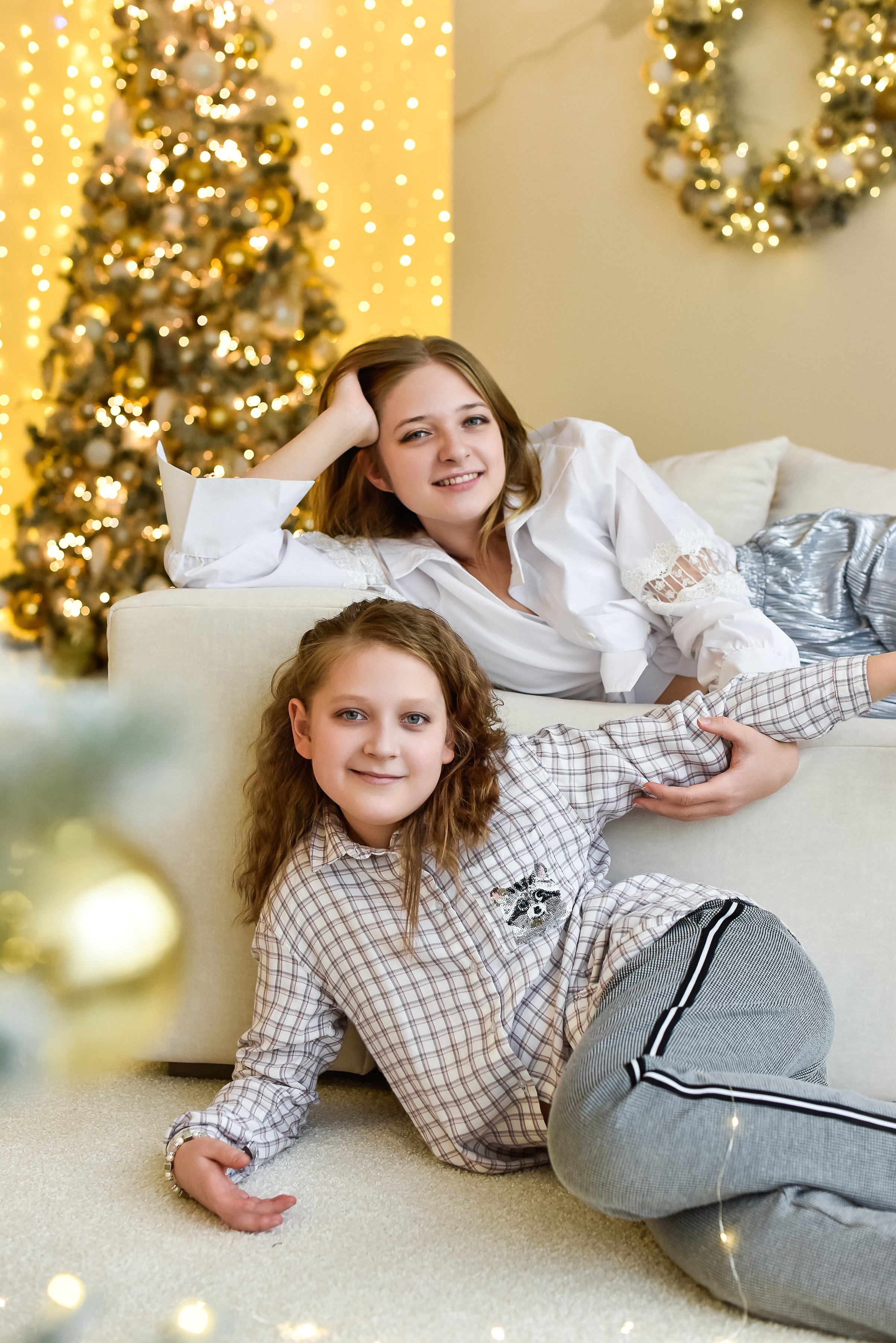 Семья Александра и его девочек)