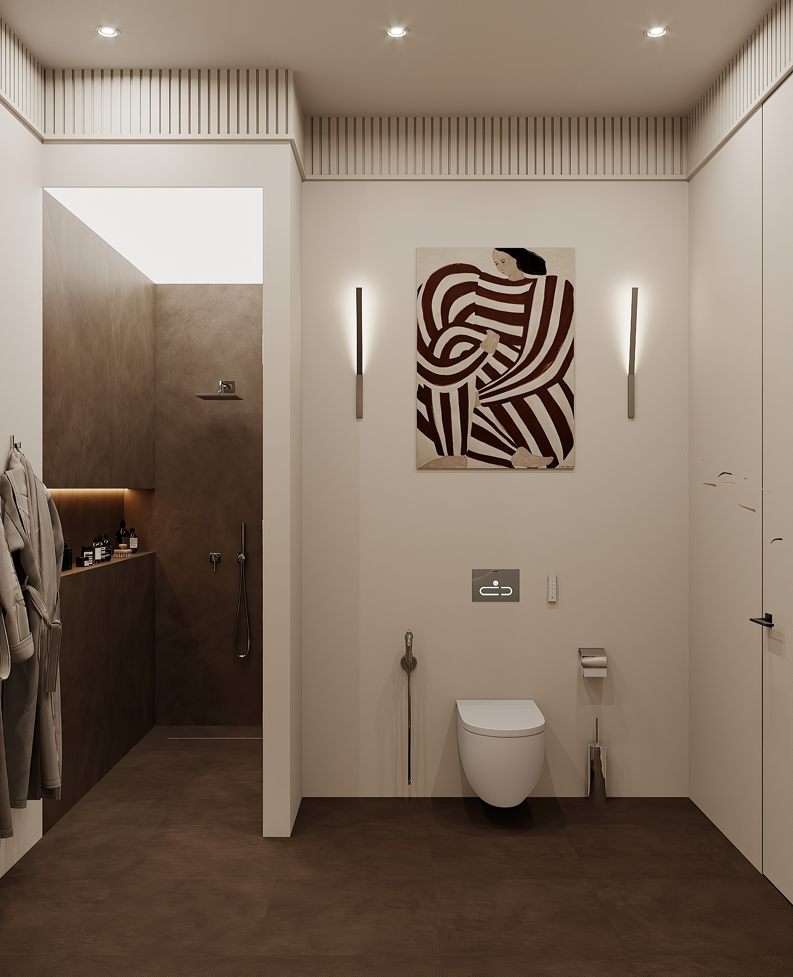 Санузел по проекту Мартыновой Н. и Бородиной Е. Визуализатор Векшина Елена