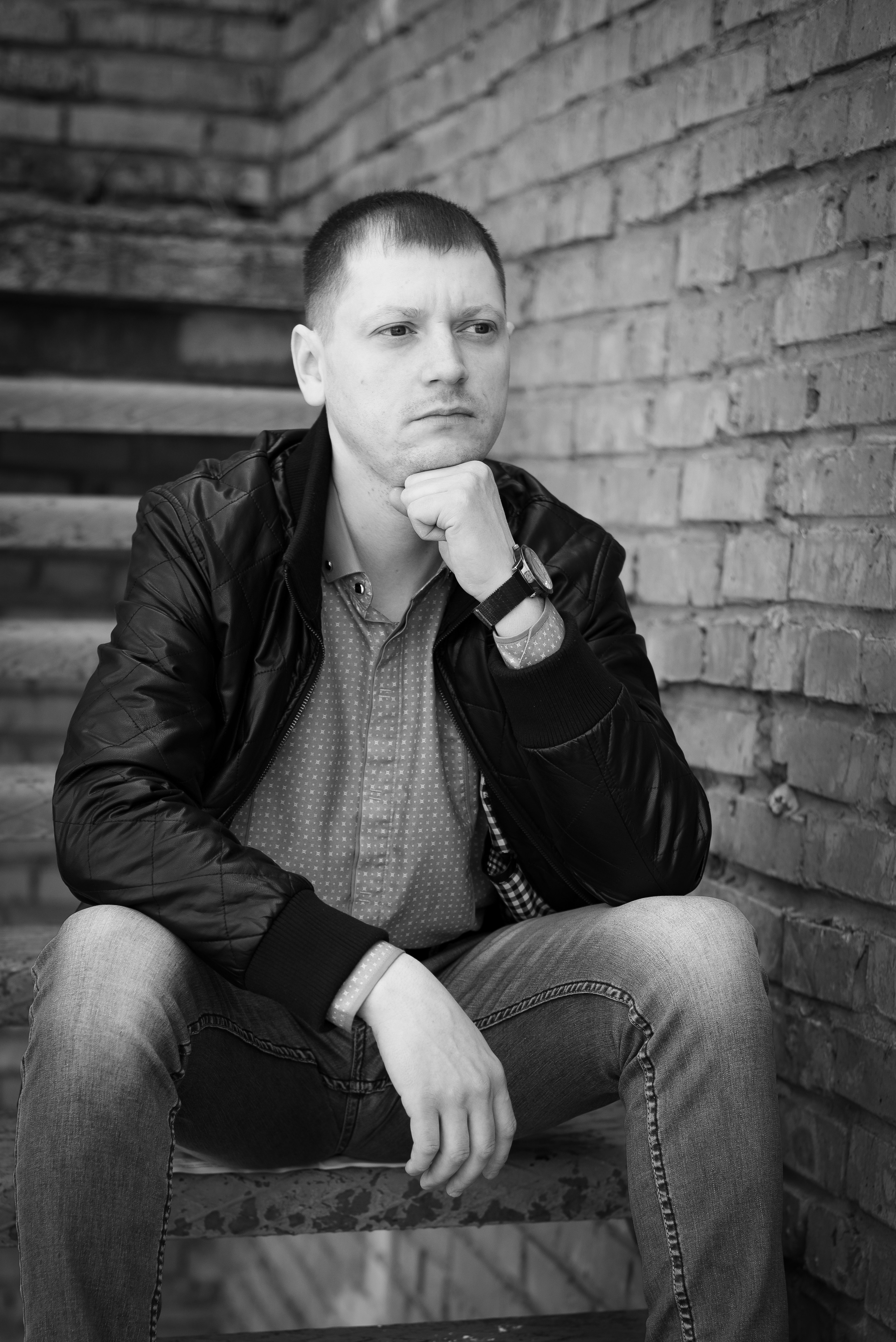 Руслан ч/б. Семейный и детский фотограф в Красноярске Надежда Кошкина