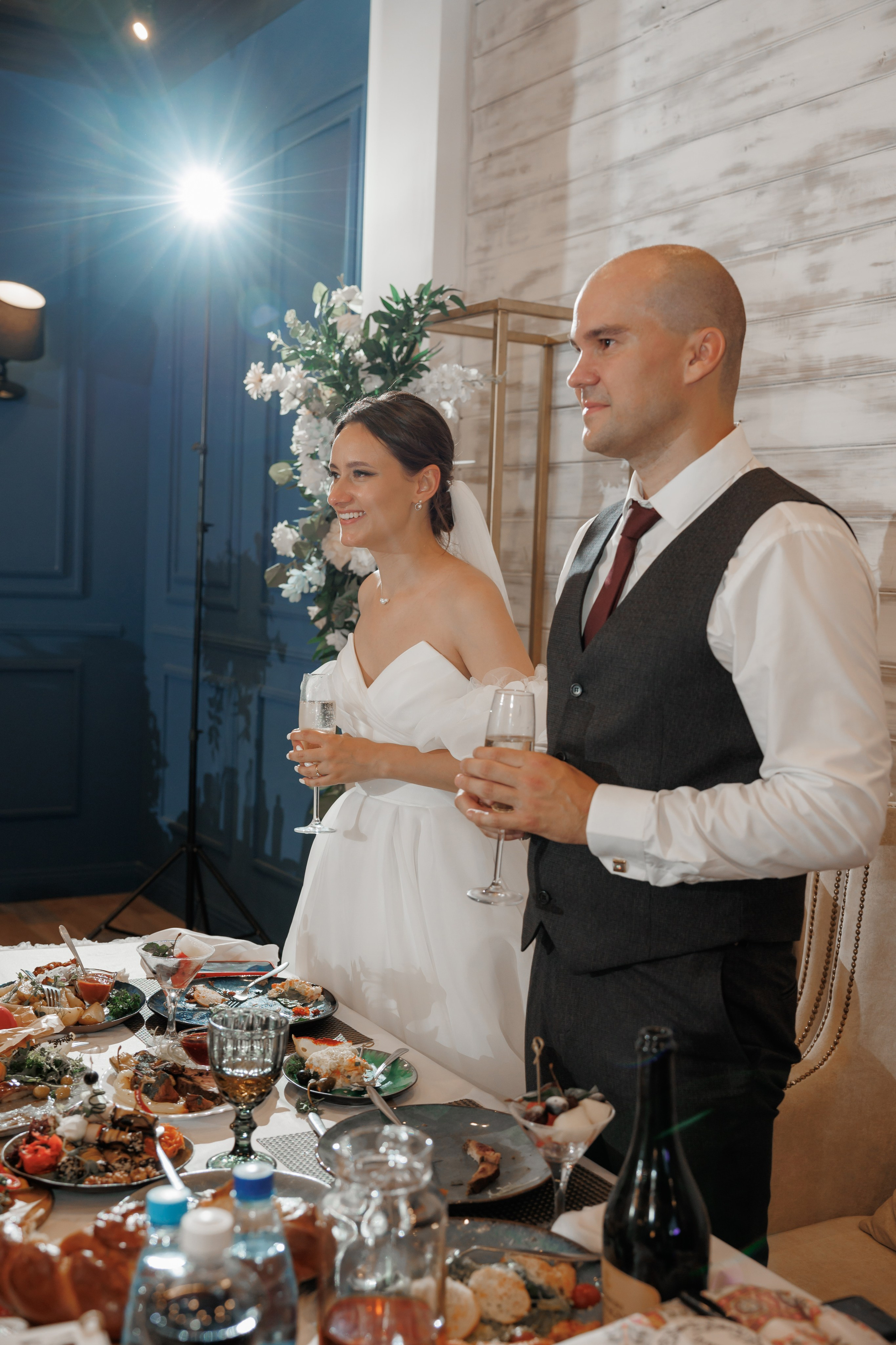 Полина и Дмитрий, загородный клуб «Барин», ЗАГС в г. Пушкино. Свадебный и репортажный фотограф (Москва, Королев и другие)