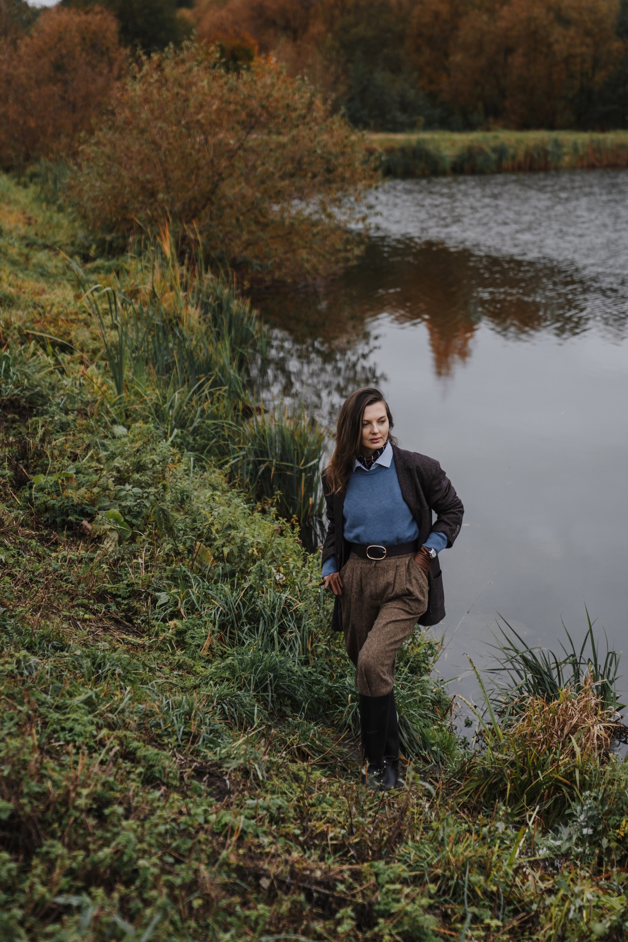 Юля. Осень, в британском стиле, Минск. Olga Modjaro