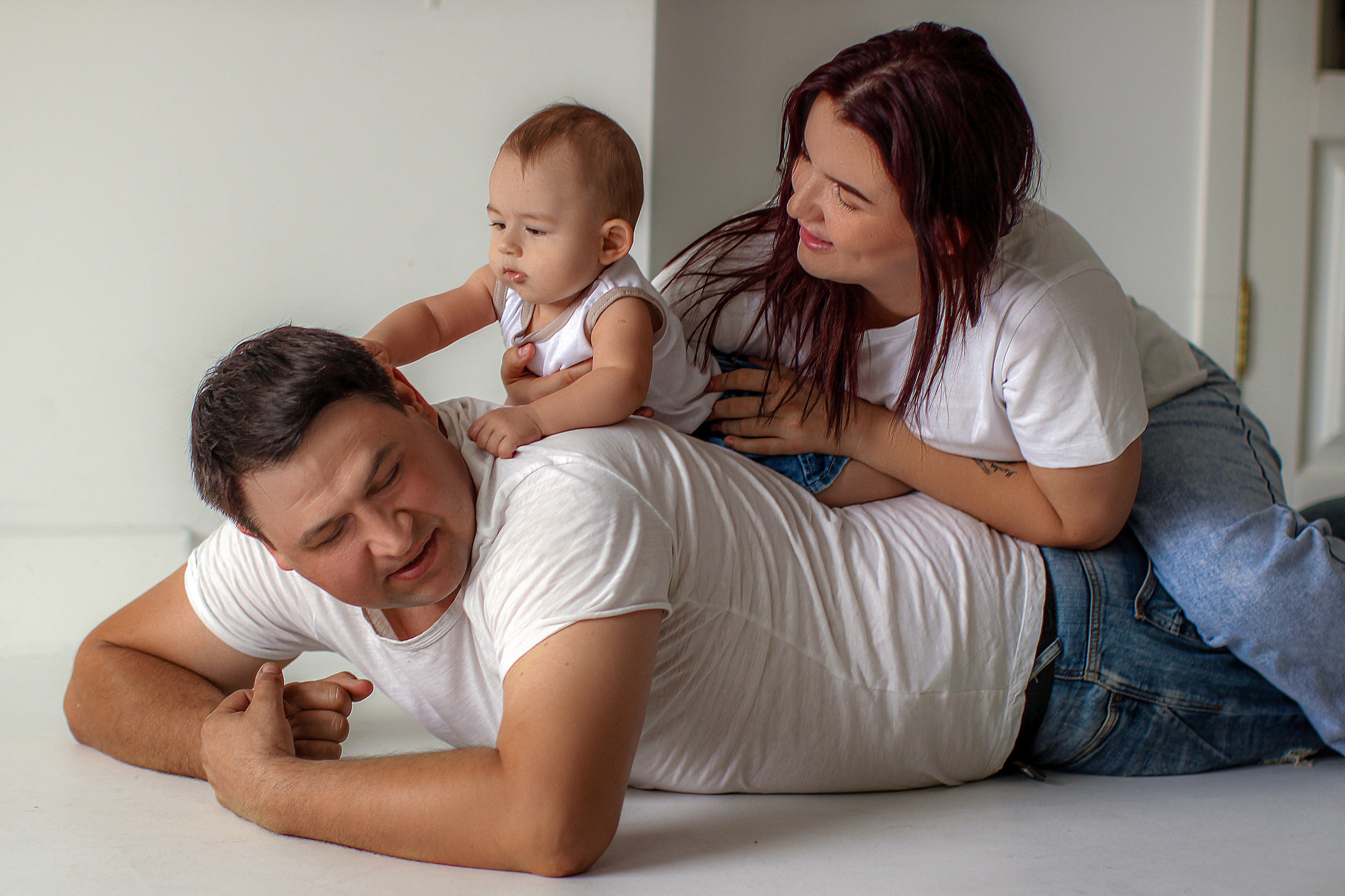 Роман, Елена и Матвей. Семейный и детский newborn фотограф в Ростове-на-Дону Наталья Лебедева