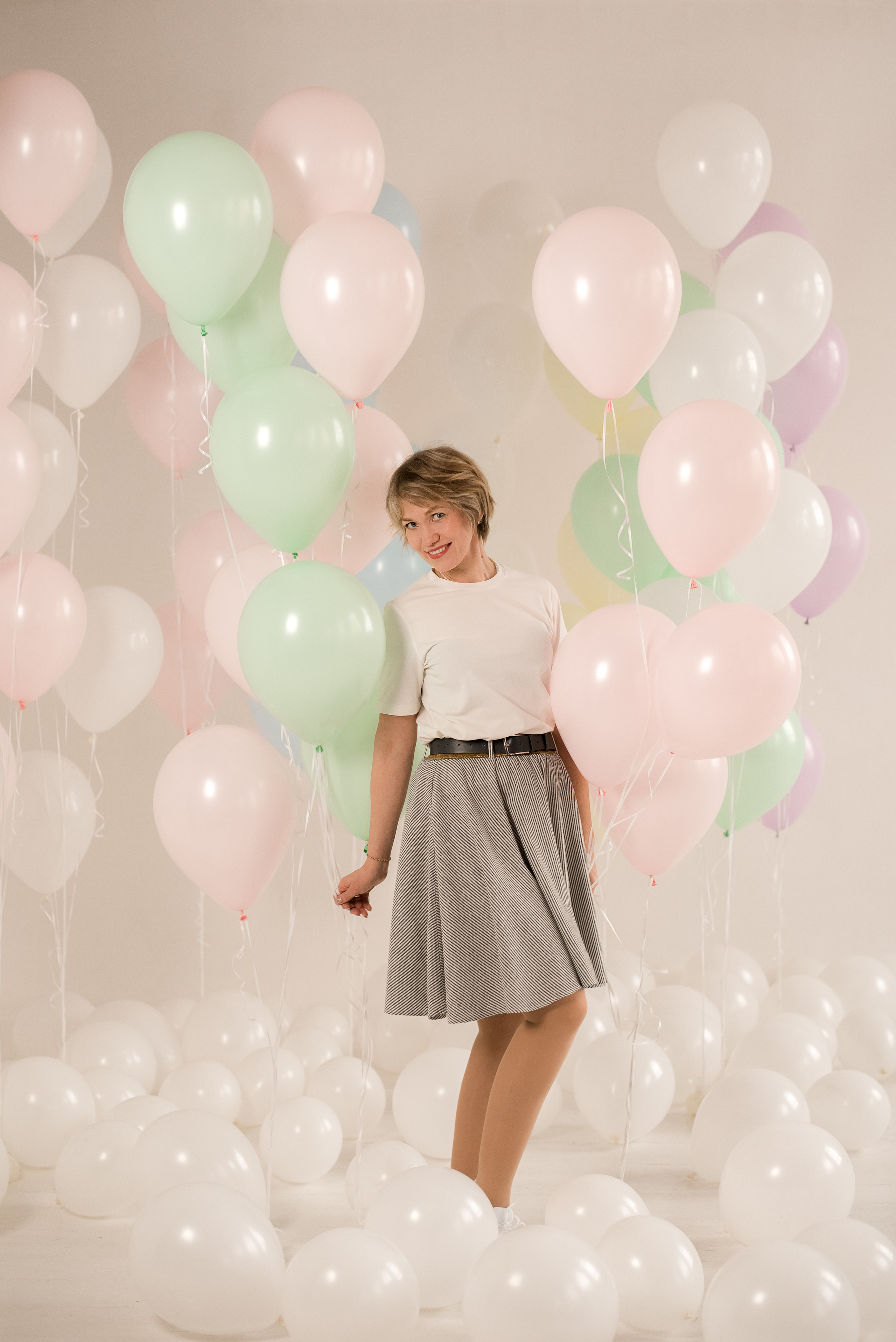 Фотосессия мамы и дочки в шариковой фотозоне. Детский и семейный фотограф в Йошкар-Оле Светлана Кропочева