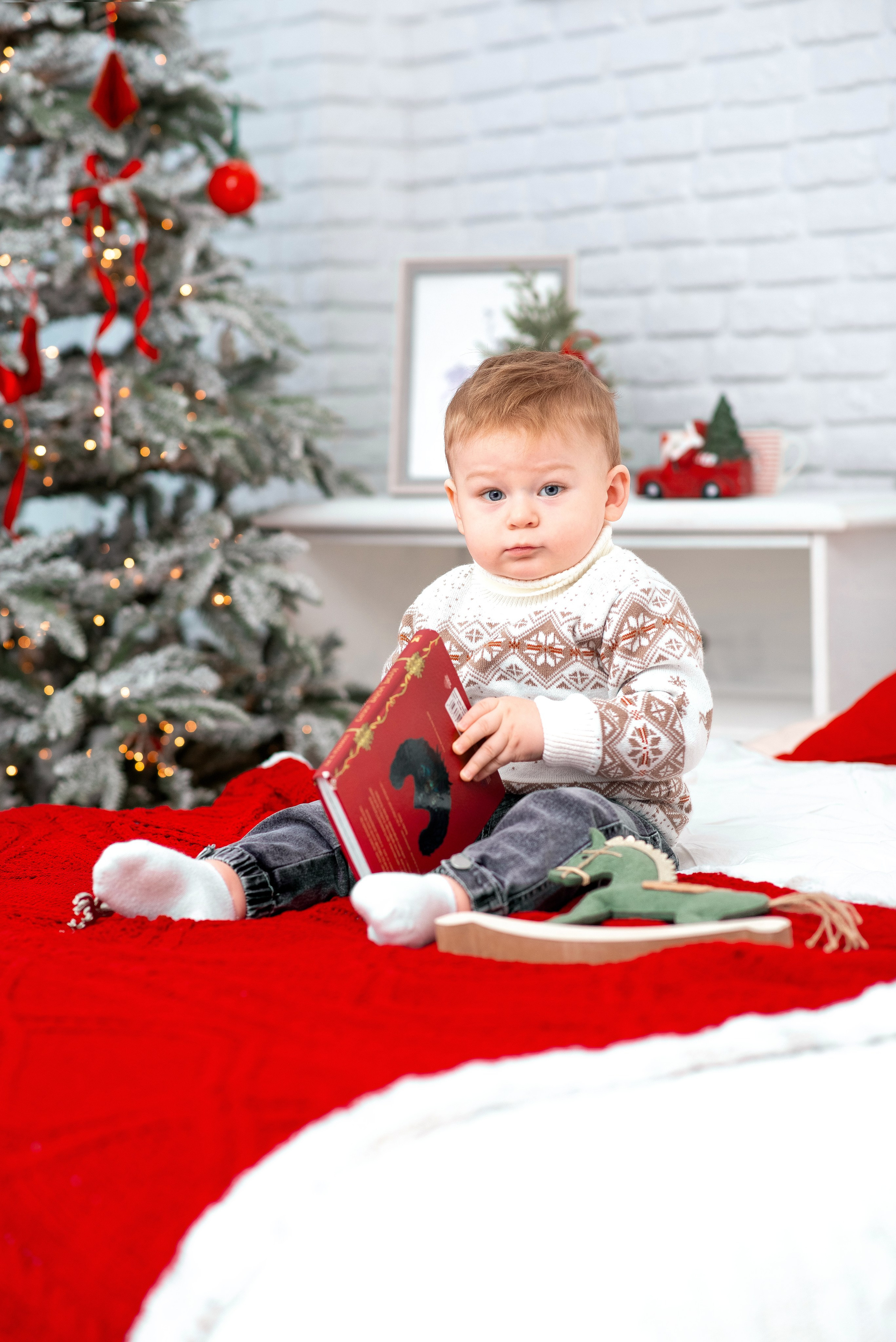 Новогодняя семья Натальи. Семейный фотограф на выписку из роддома и крещение Минск Настя Гришук