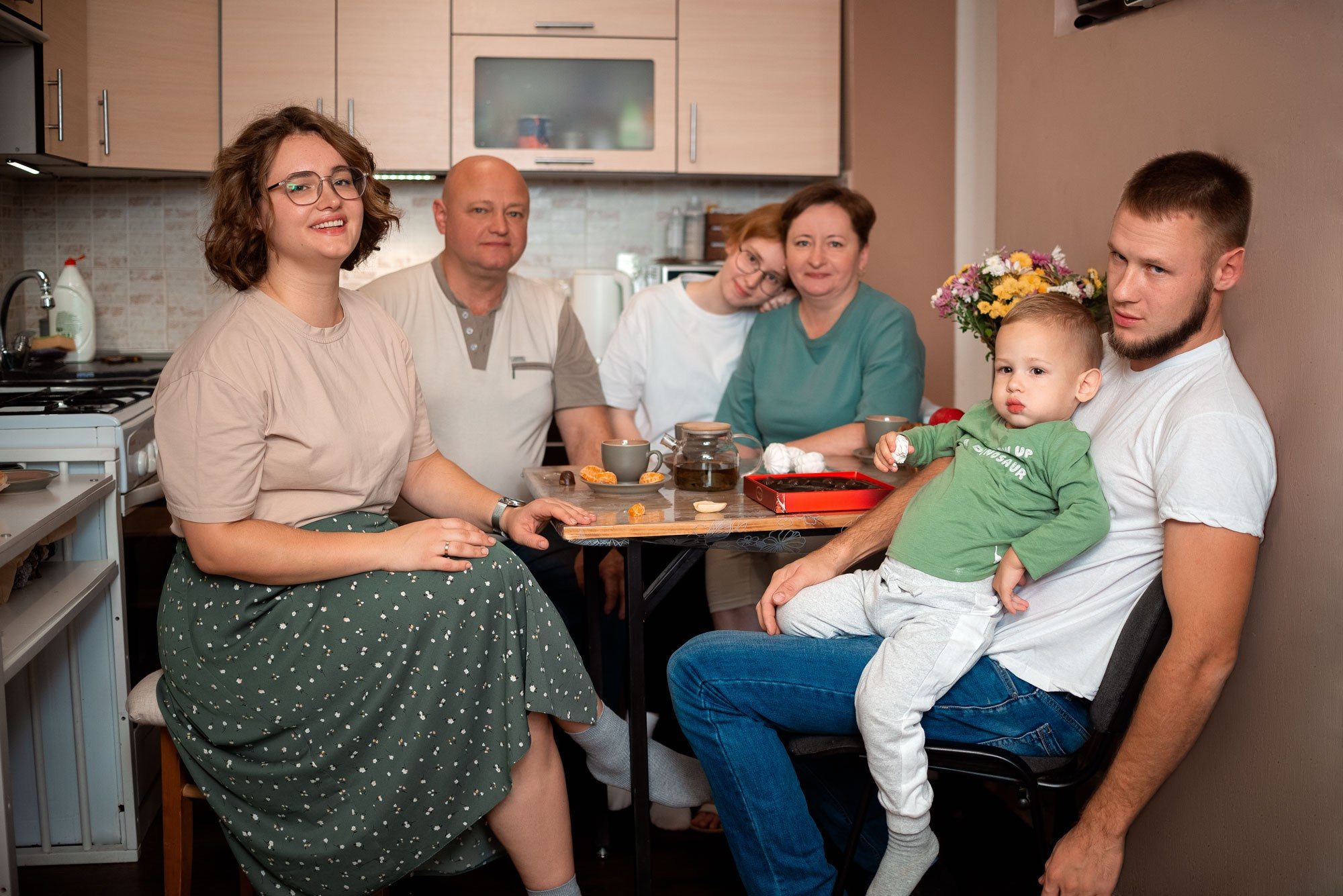 Поколения. Семейный фотограф на выписку из роддома и крещение Минск Настя Гришук