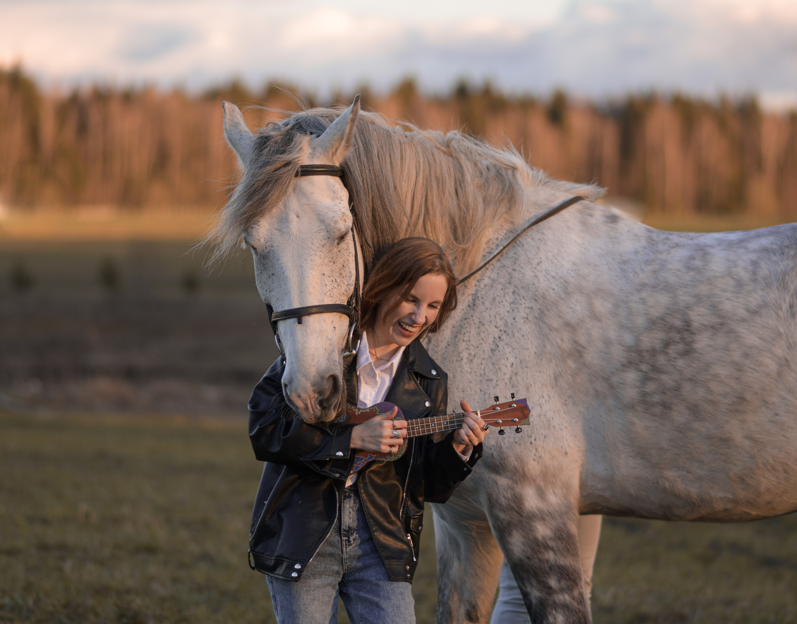 Портретная фотосессия с лошадьми. В созвучии с природой. Фотограф Светлана В. Пронина, Москва
