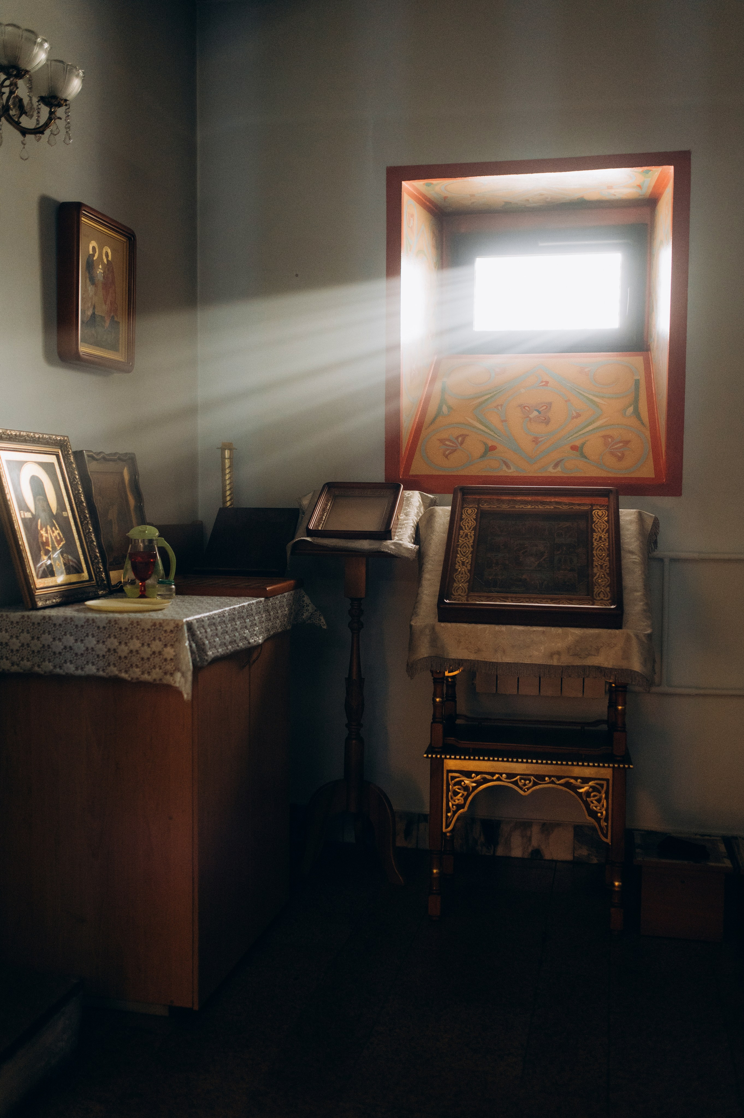 Съемка крещения в храме иконы Божьей Матери Знамение-Абалацкая в Новосибирске