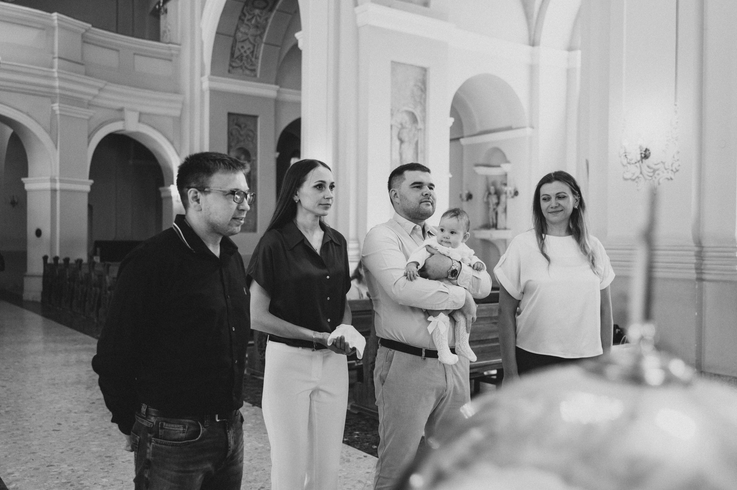Крещение Василисы Архикафедральный костел Имени Пресвятой Девы Марии. Семейный фотограф в Минске Дарья Дреко