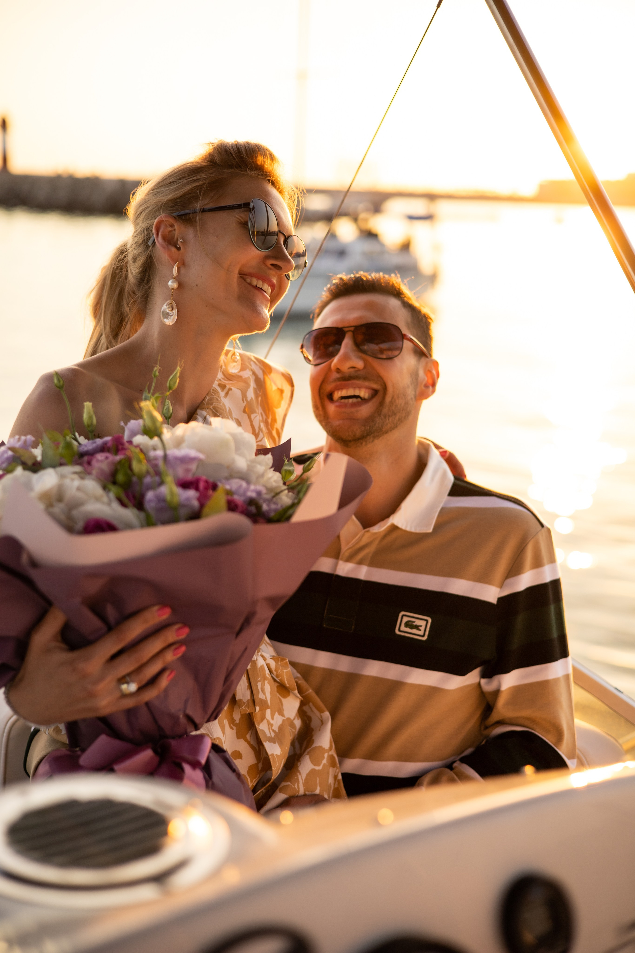 Закат на яхте. Семейный и Свадебный фотограф в Сочи