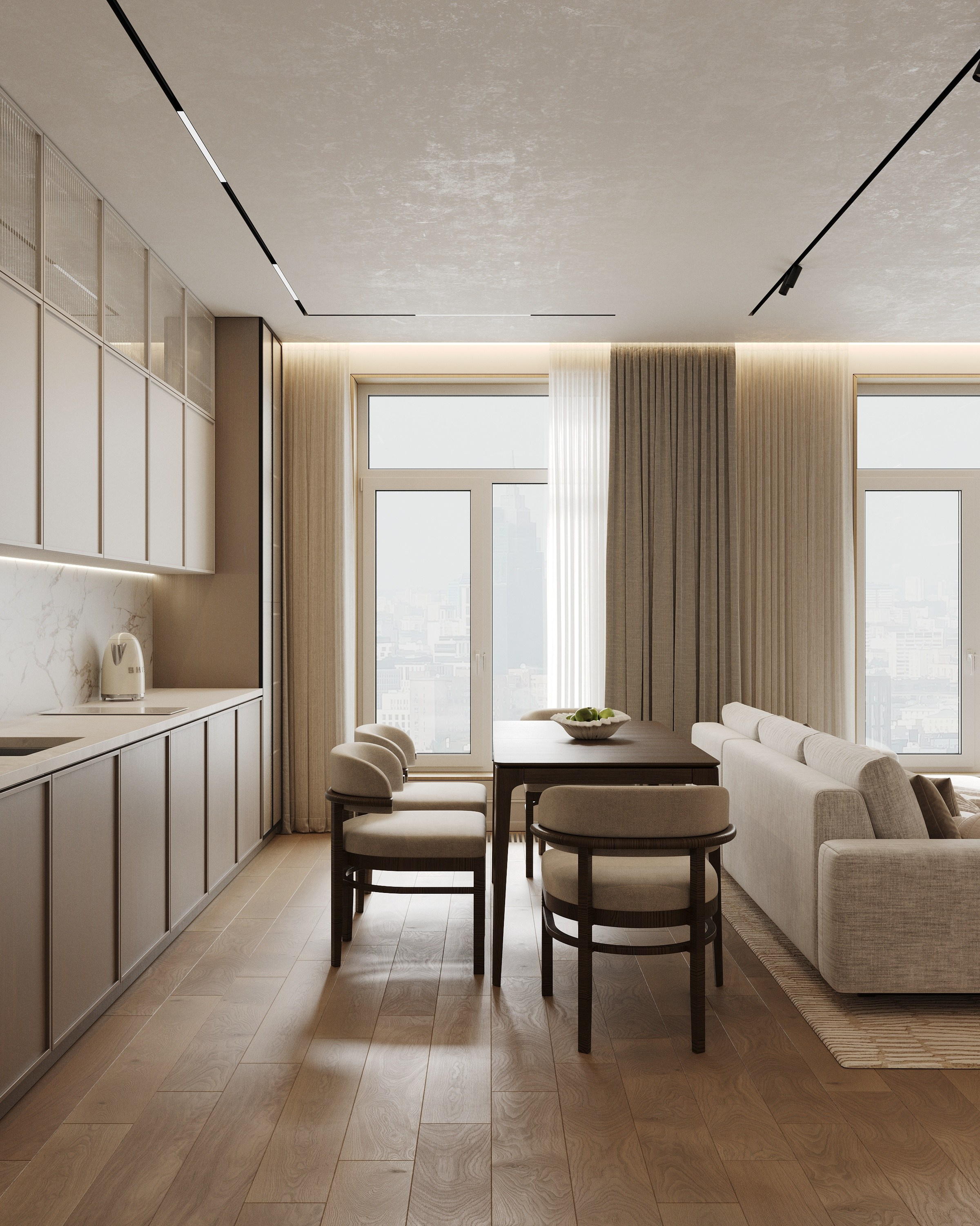 ЖК ''Домино Премиум"/ Санкт-Петербург/ 62 кв. м. Ксения Барабаш дизайнер интерьера в Санкт-Петербурге