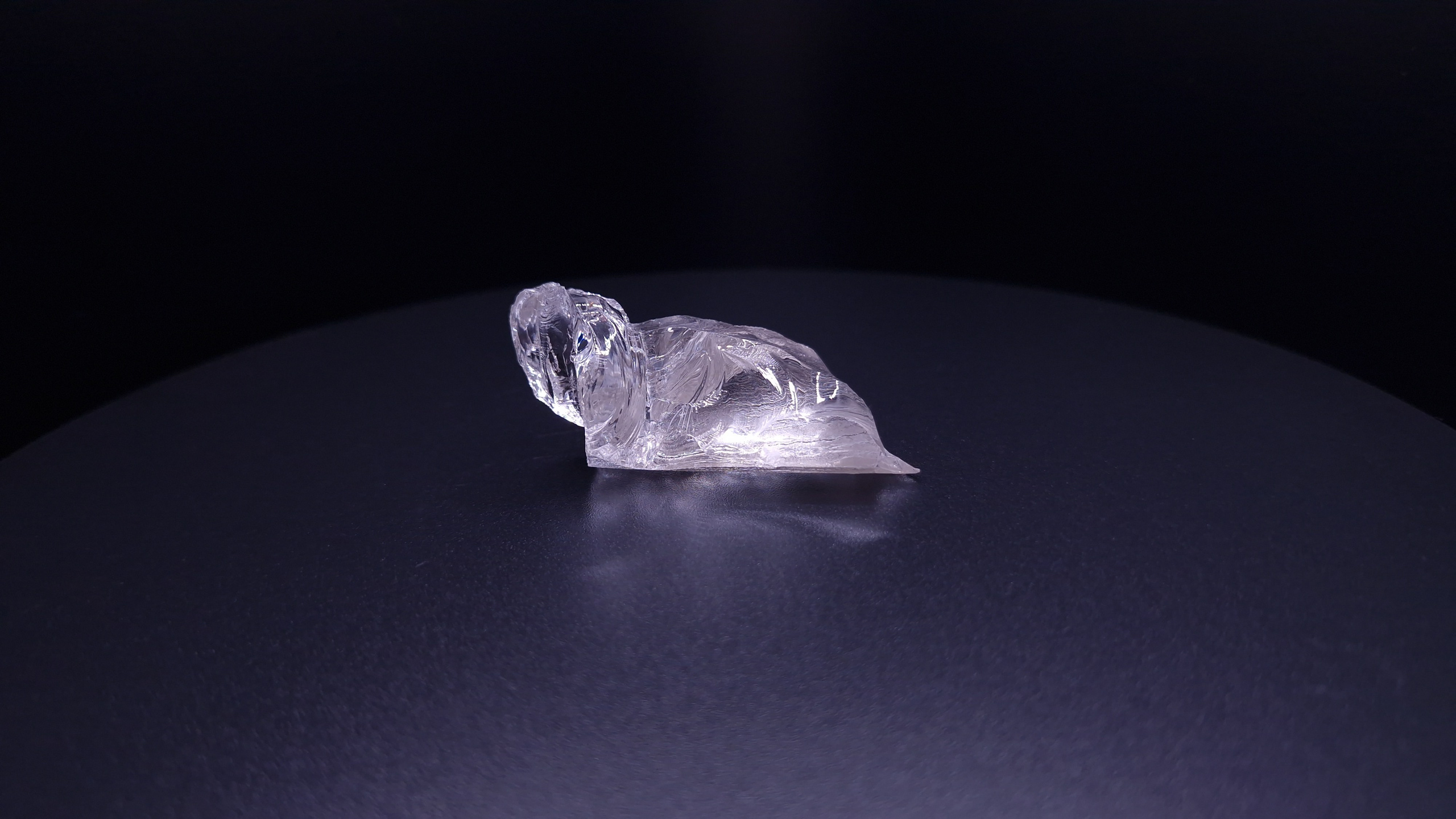 YAG белый гранат 32.59 гр. YAG garnet иттрий алюминиевый гранат ИАГ