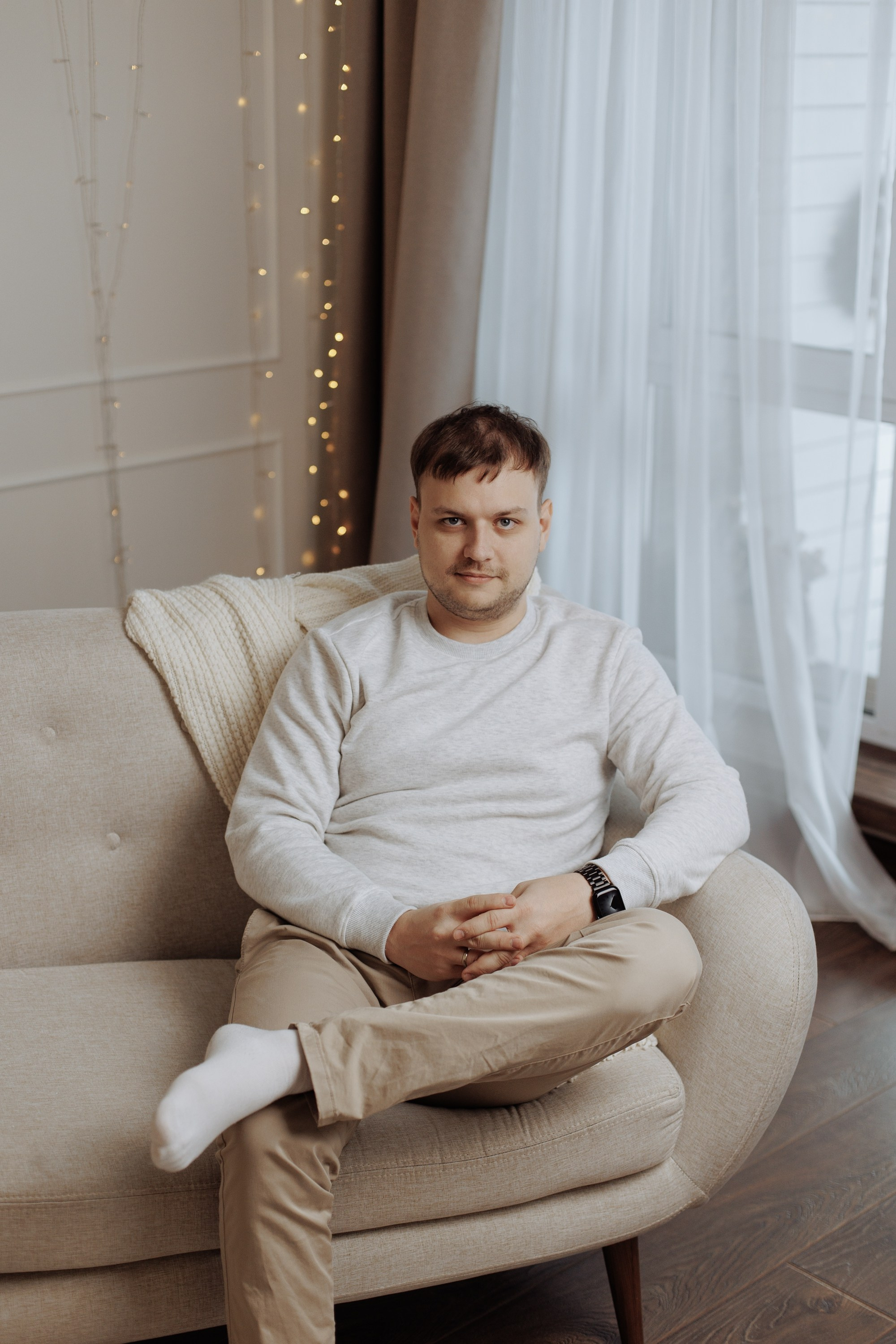 Семейная фотосессия «студия». Свадебный фотограф