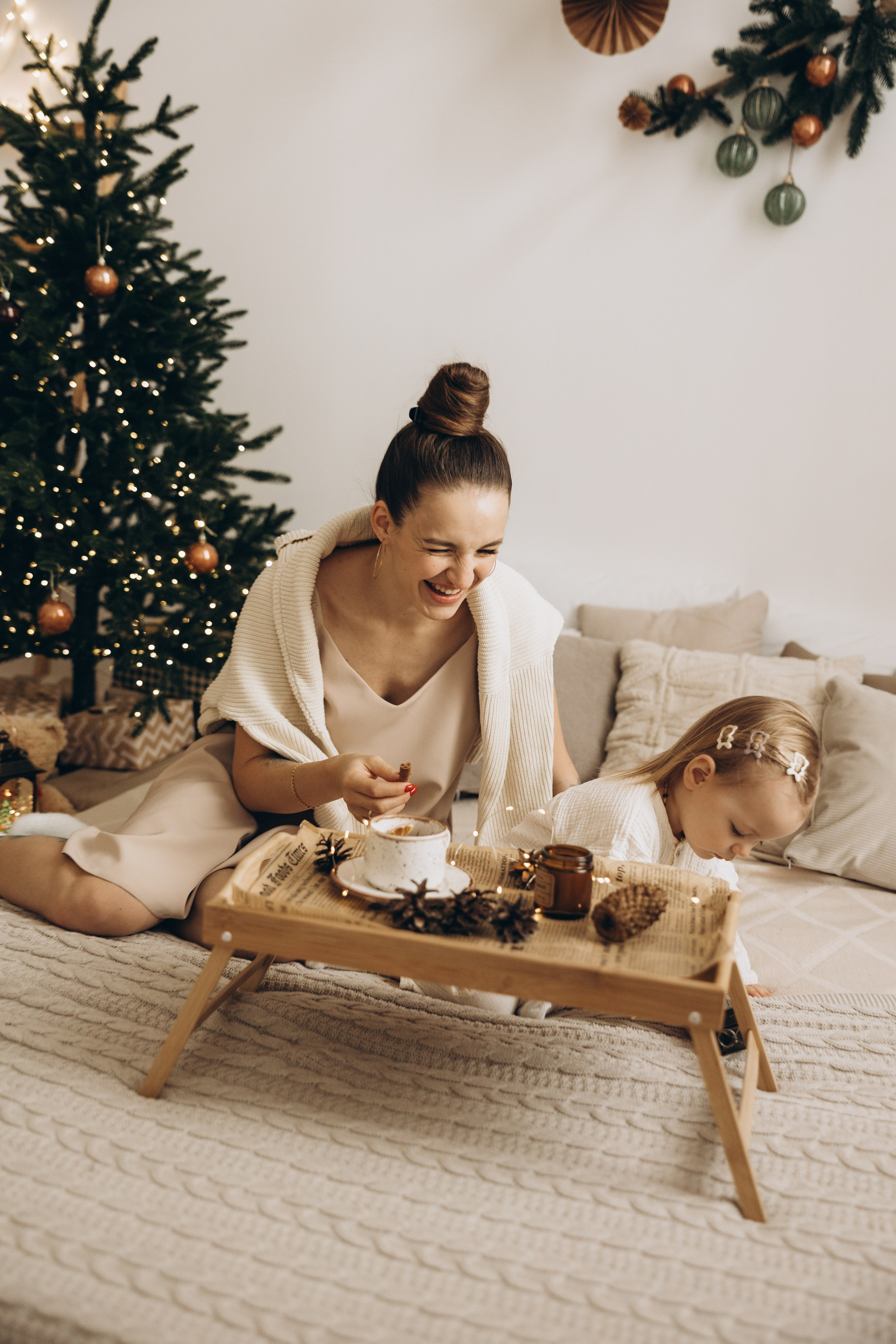 Ольга и Мирослава НГ. Семейный фотограф в Москве Виктория Ястребинская