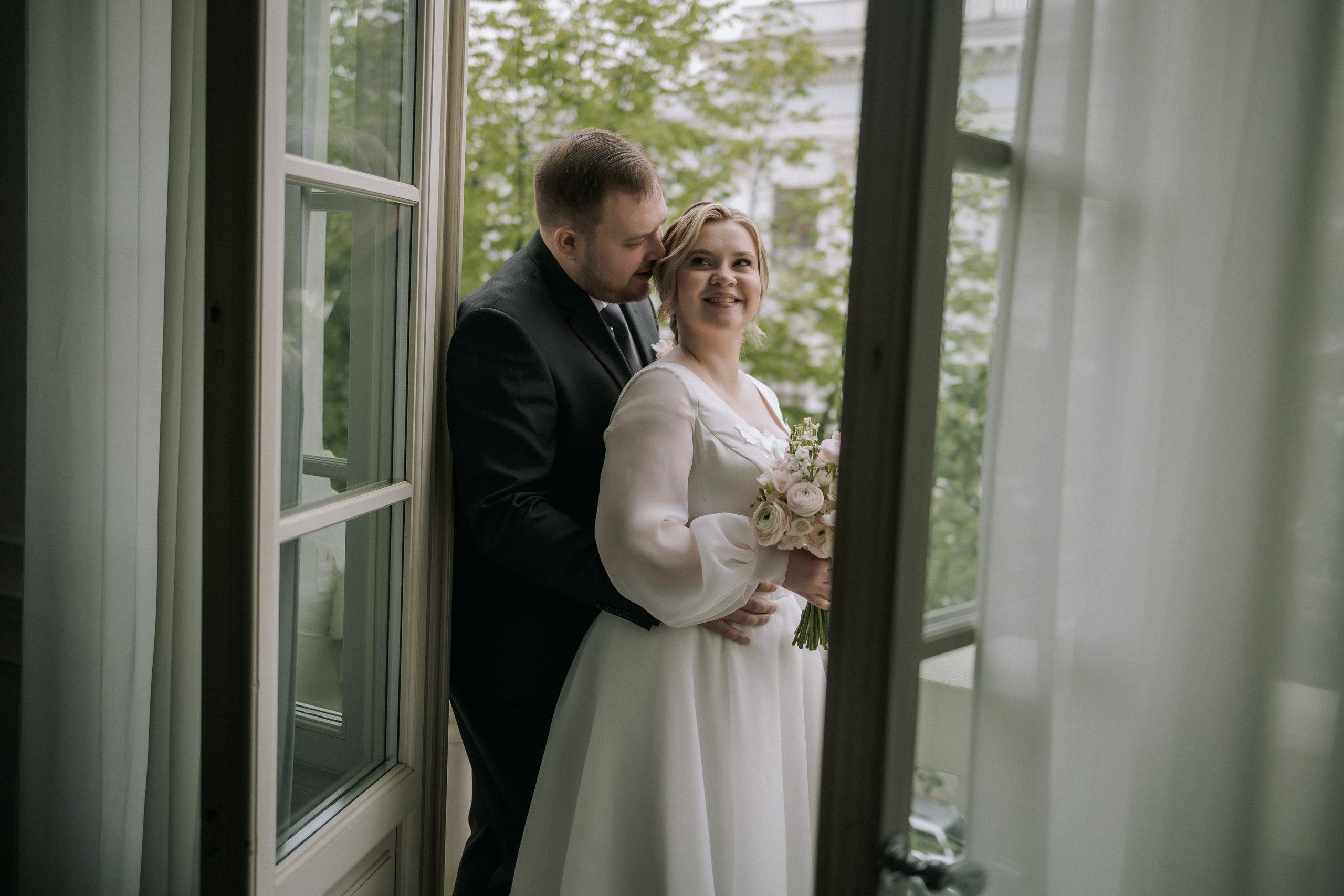 Анастасия и Сергей. Свадебная прогулка. Свадебная фотография. Арина Рубах