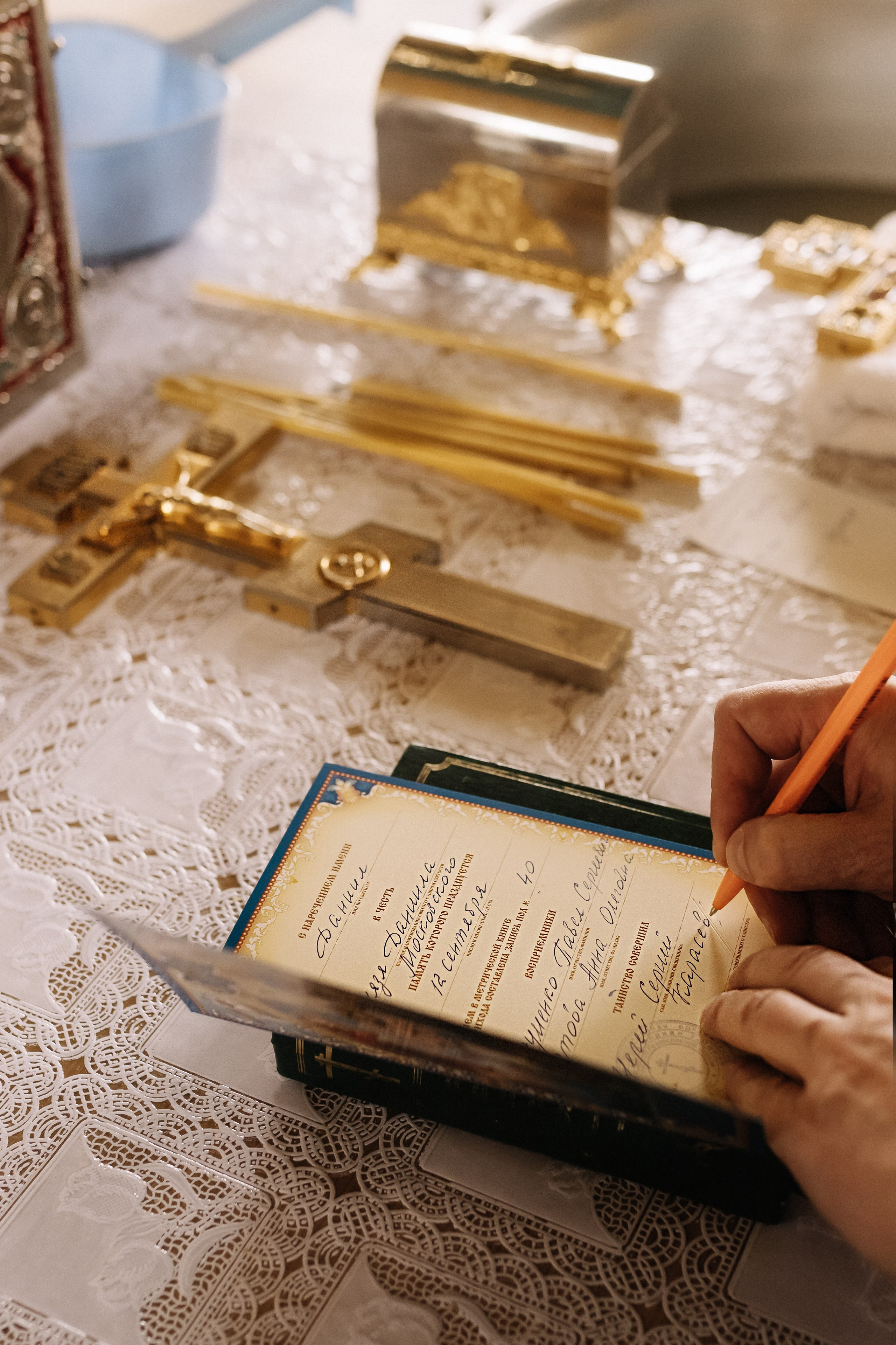 Крещение Даниила. Съемка Таинств Крещения Венчания, детские и семейные съемки в Пензе